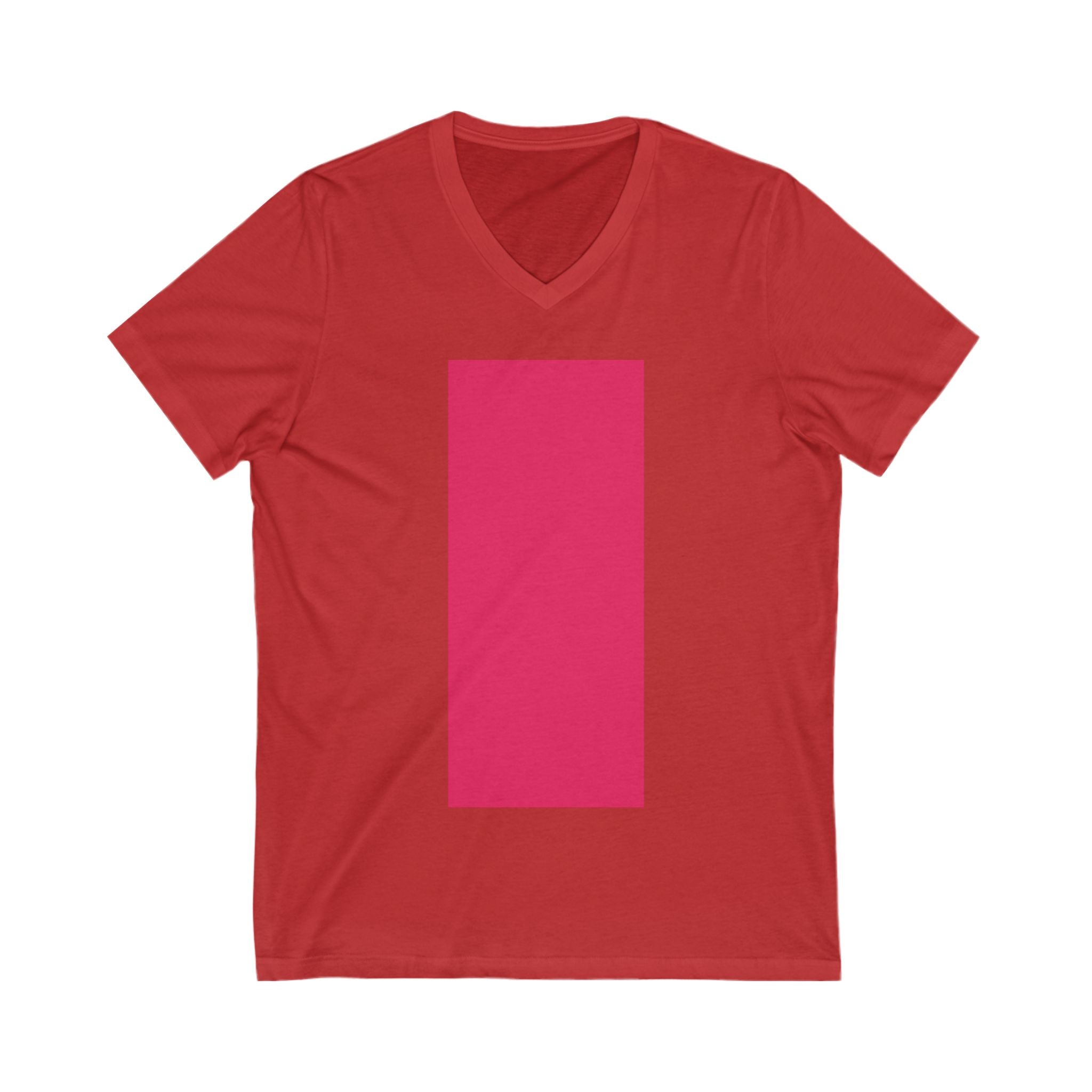 V-Neck T-Shirt | Pink