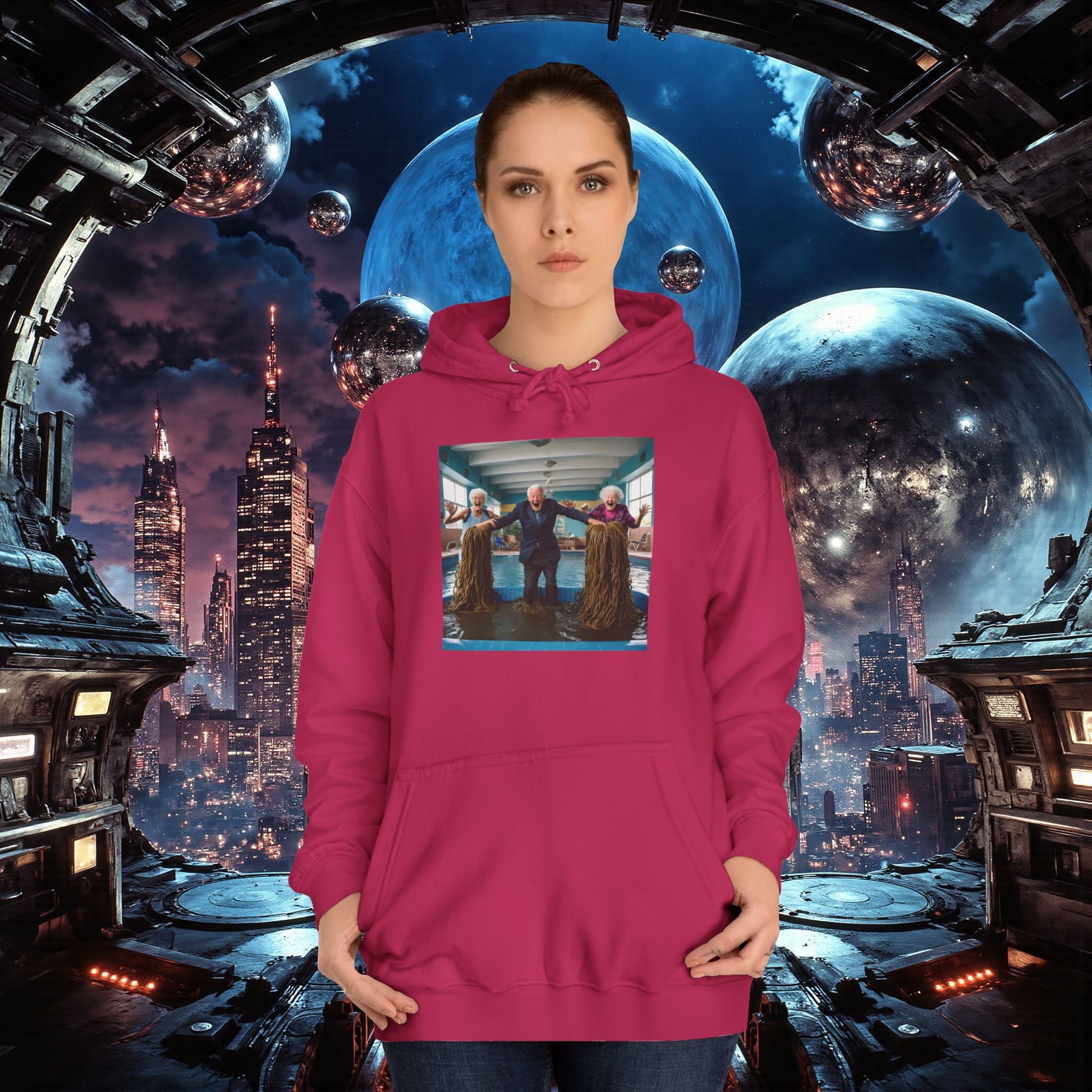 College Hoodie | Grandpa's Worm