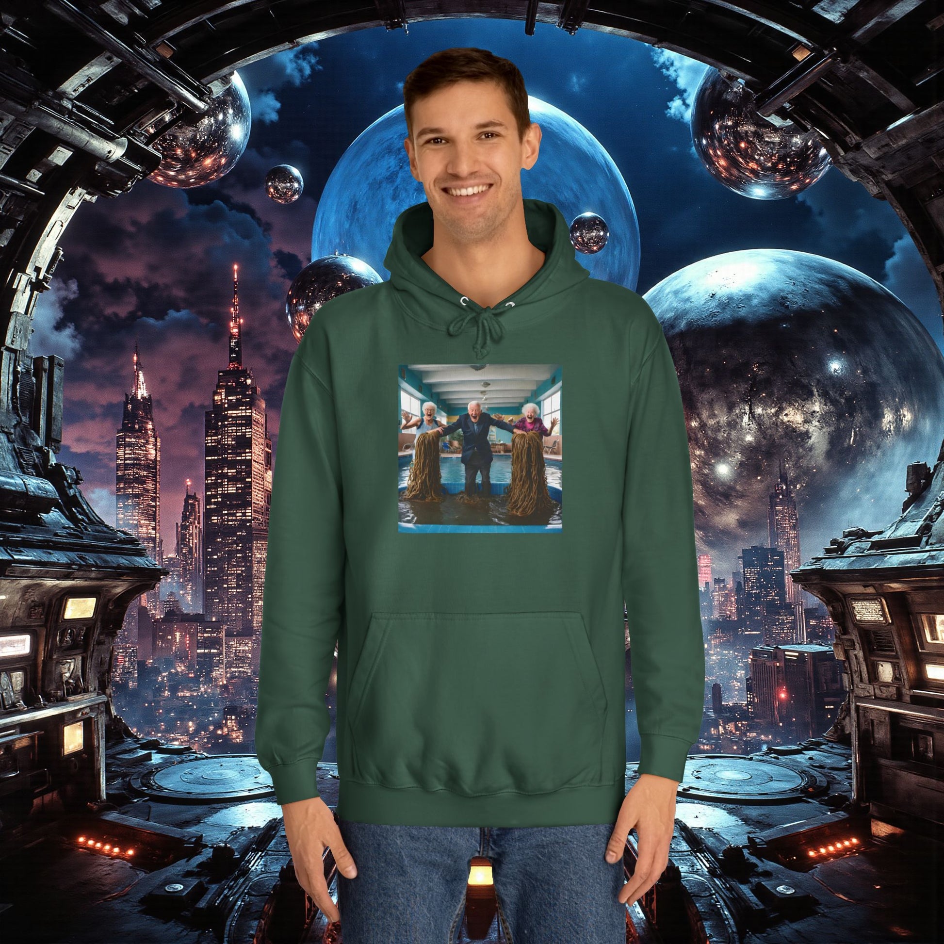 College Hoodie | Grandpa's Worm