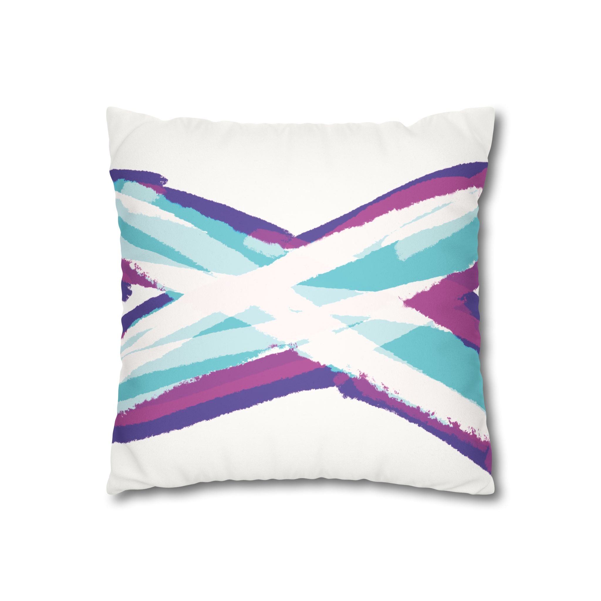 Pillow Case | Faux Suede | X