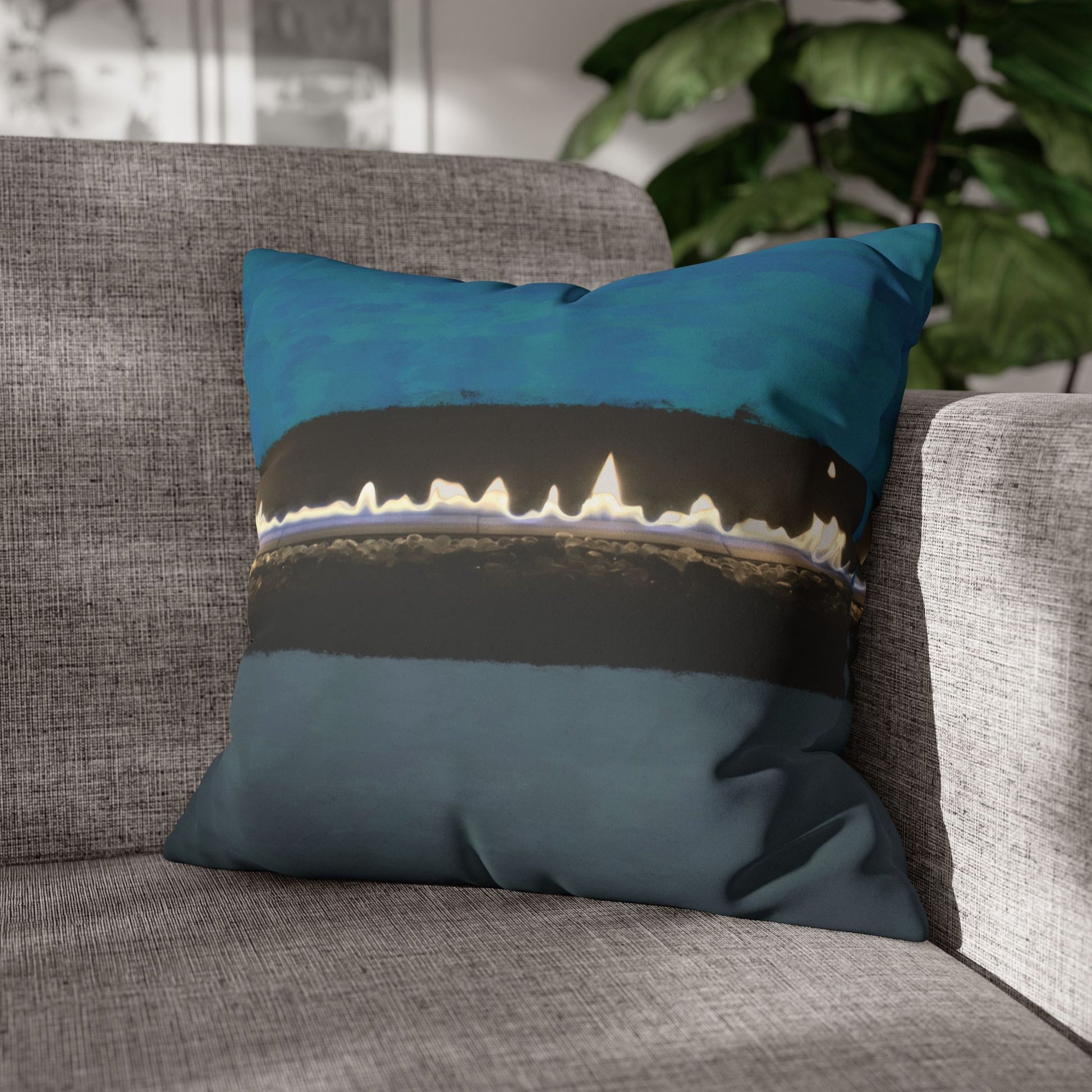 Pillow Case | Faux Suede | Matte Fire