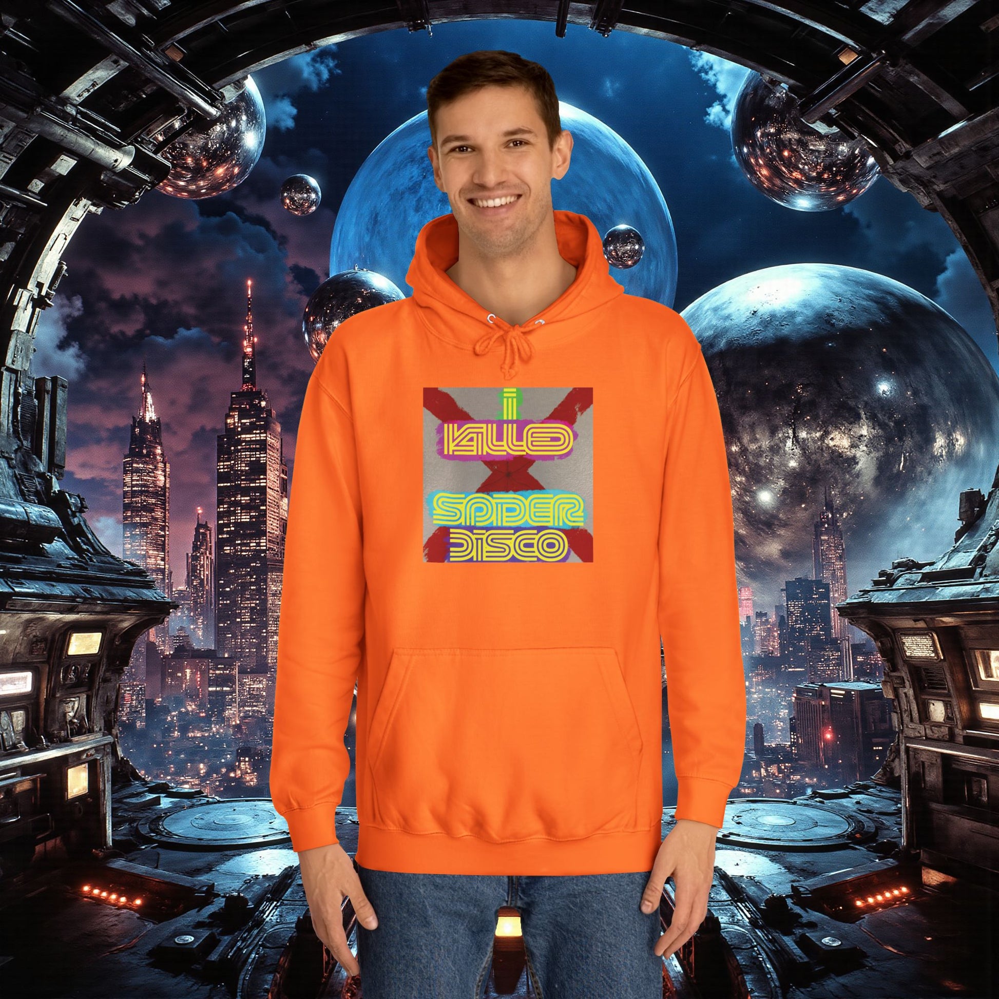 College Hoodie | I Killed Spider Disco