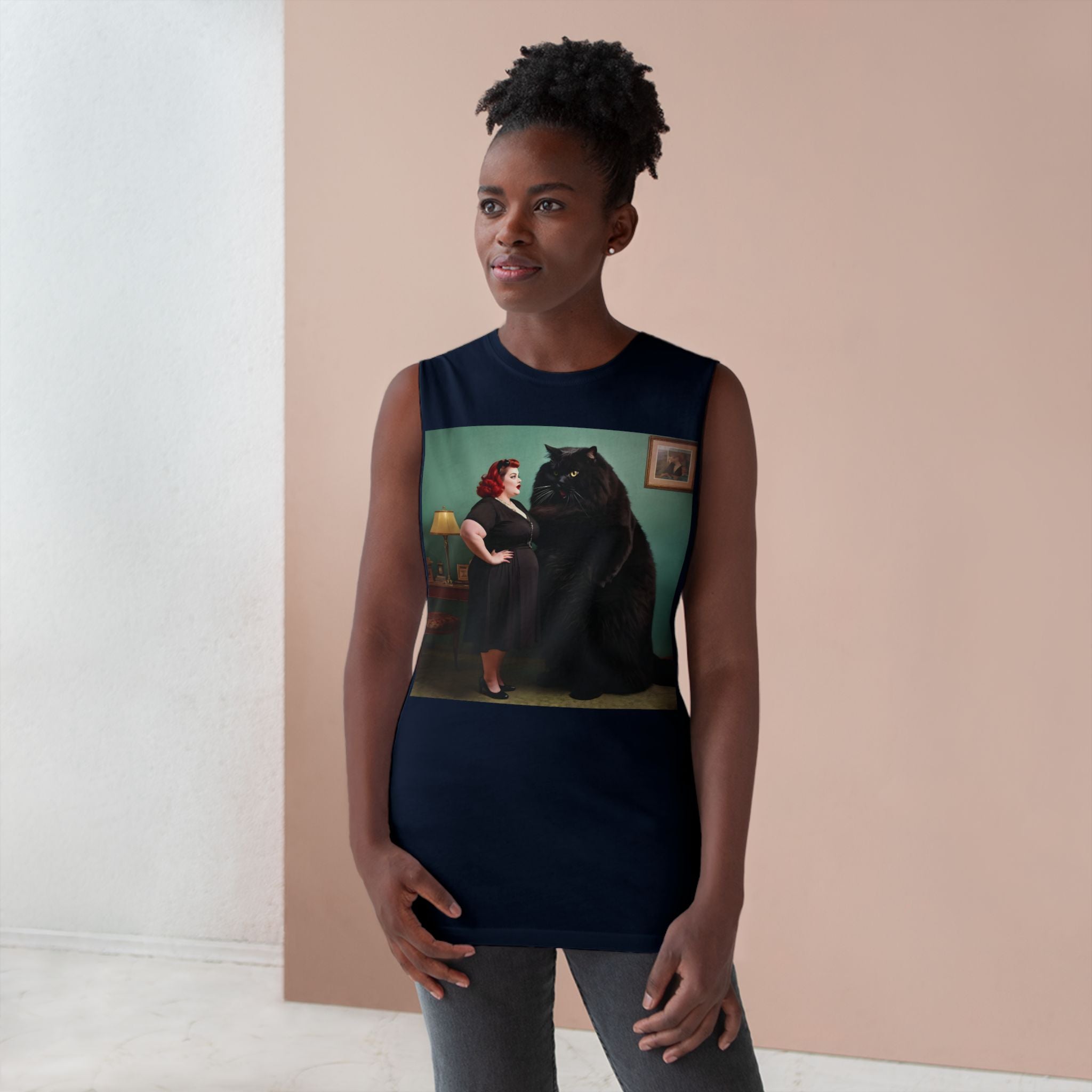 Muscle Tank | Black Pussy