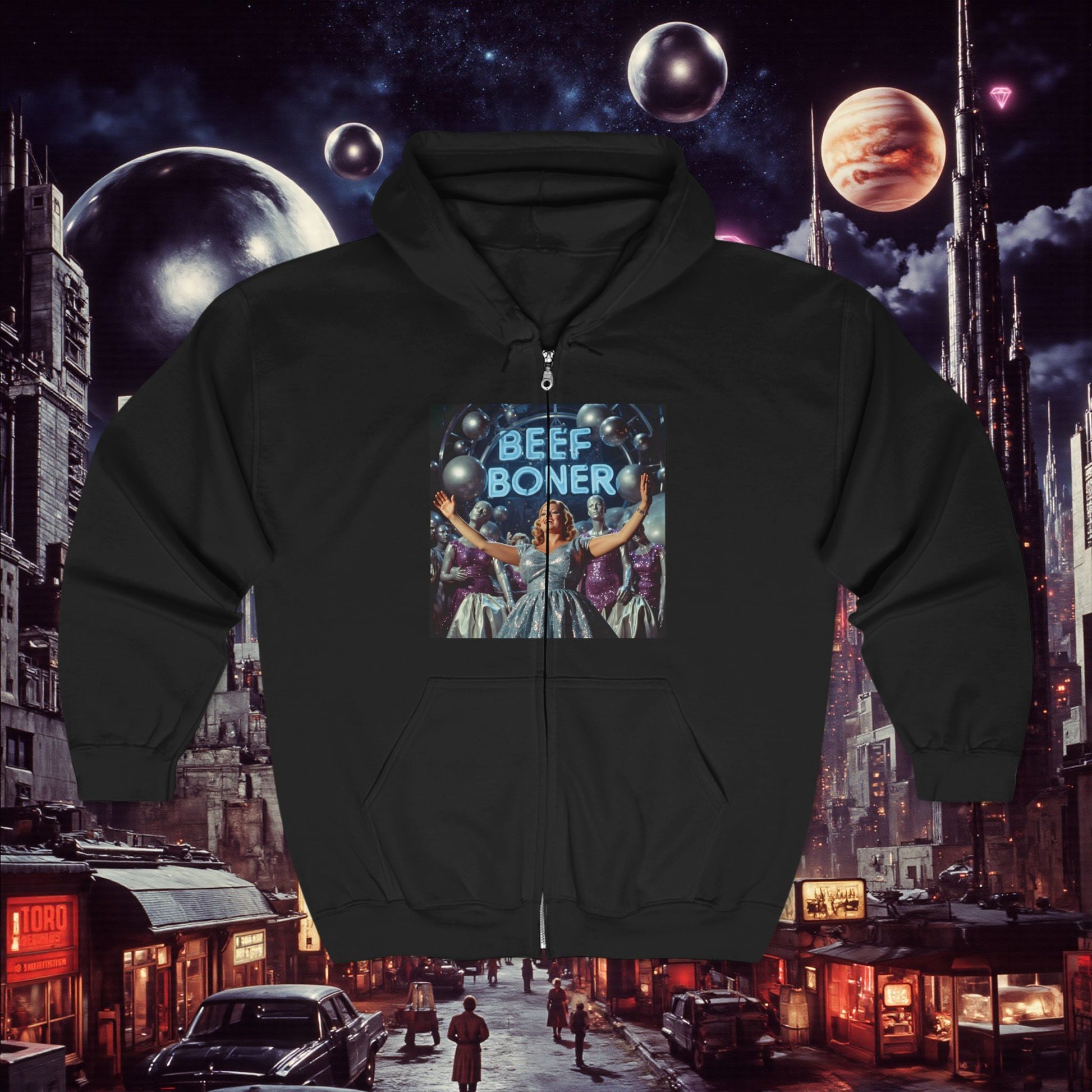 Zip Hoodie | Beef Boner