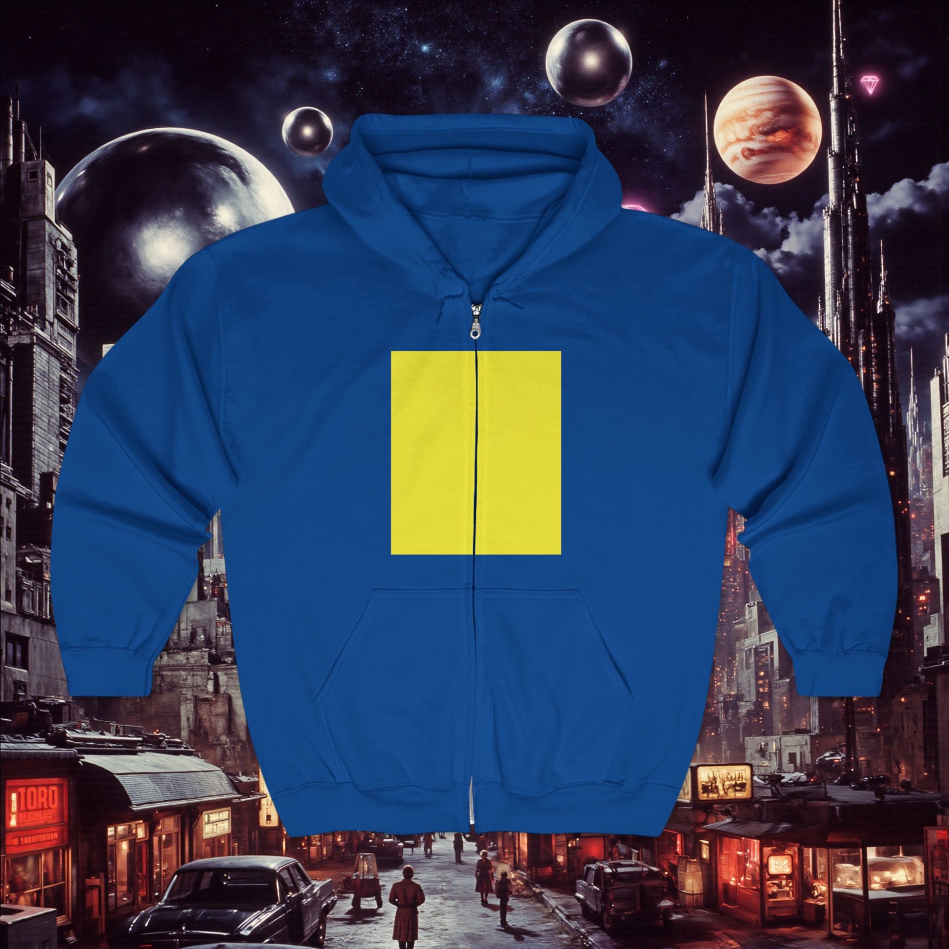 Zip Hoodie | Yellow