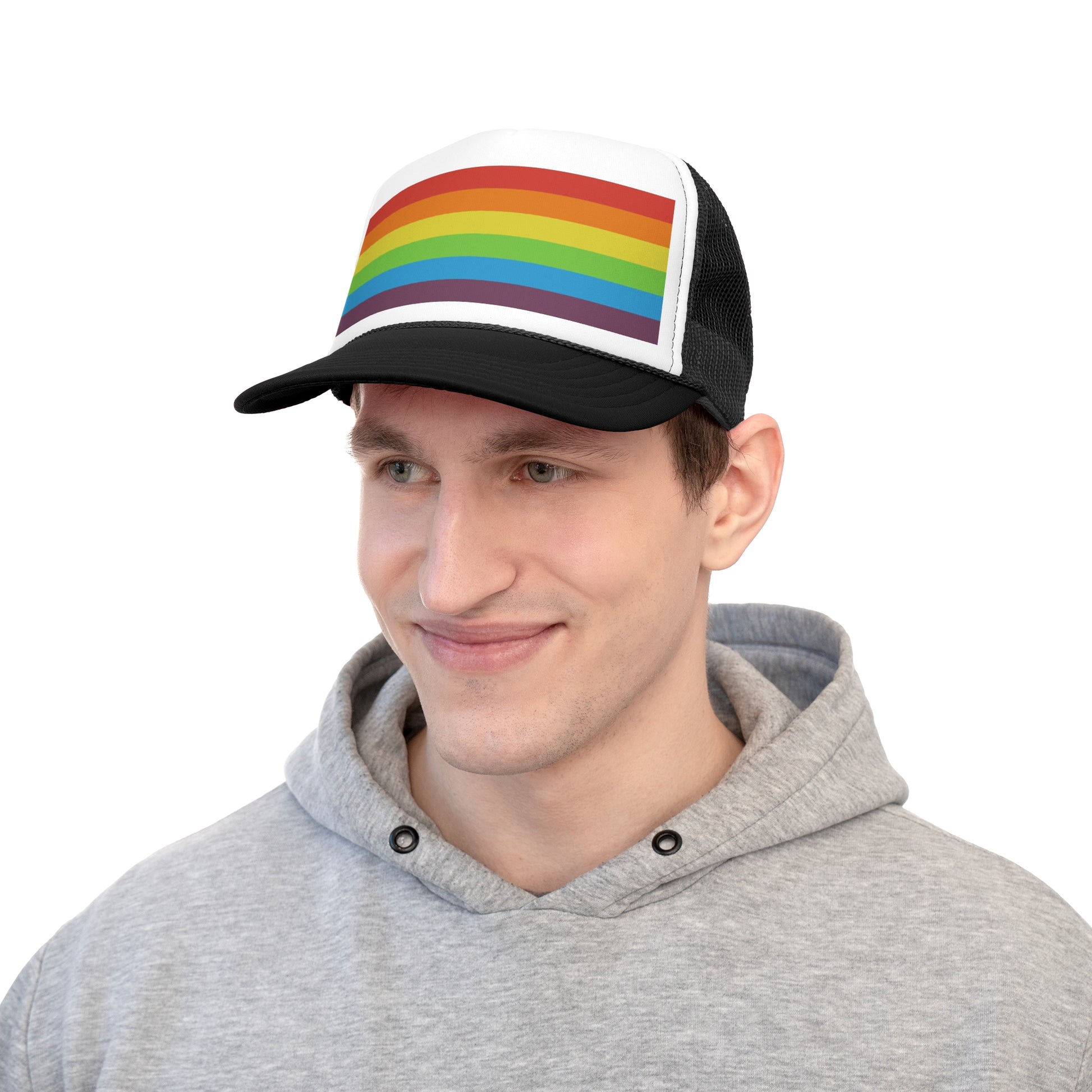 Trucker Hat | Vintage Pride Flag