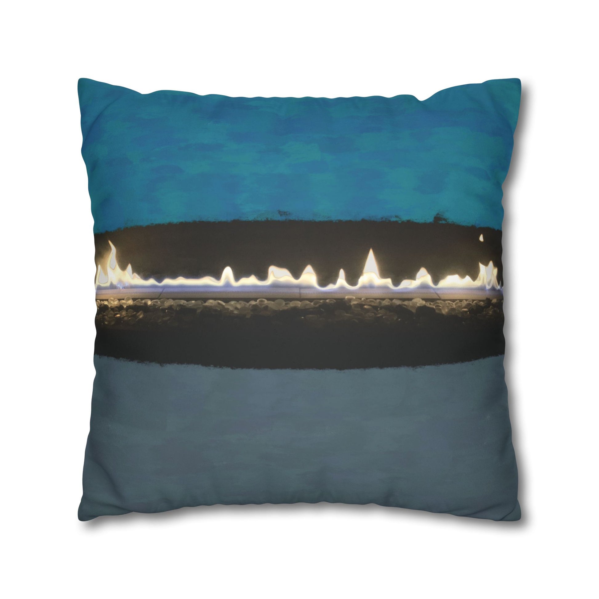 Pillow Case | Faux Suede | Matte Fire
