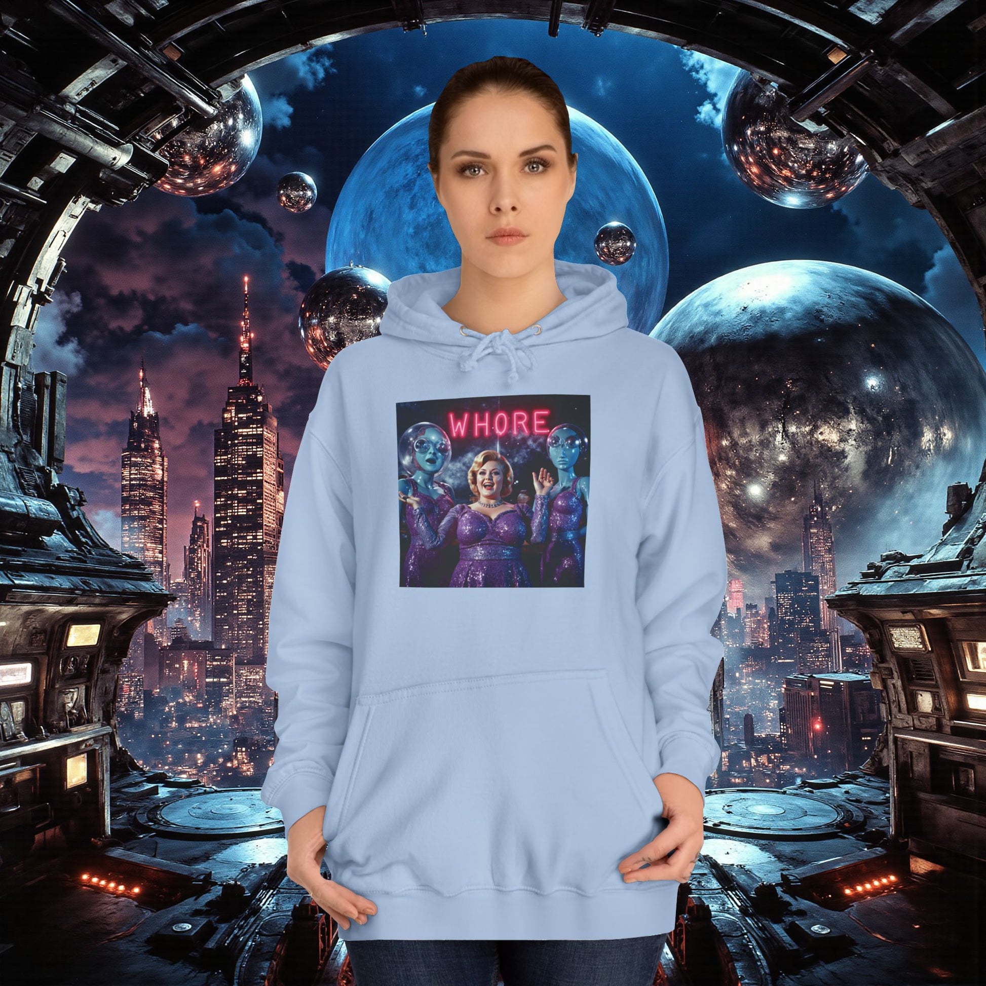 College Hoodie | WHORE