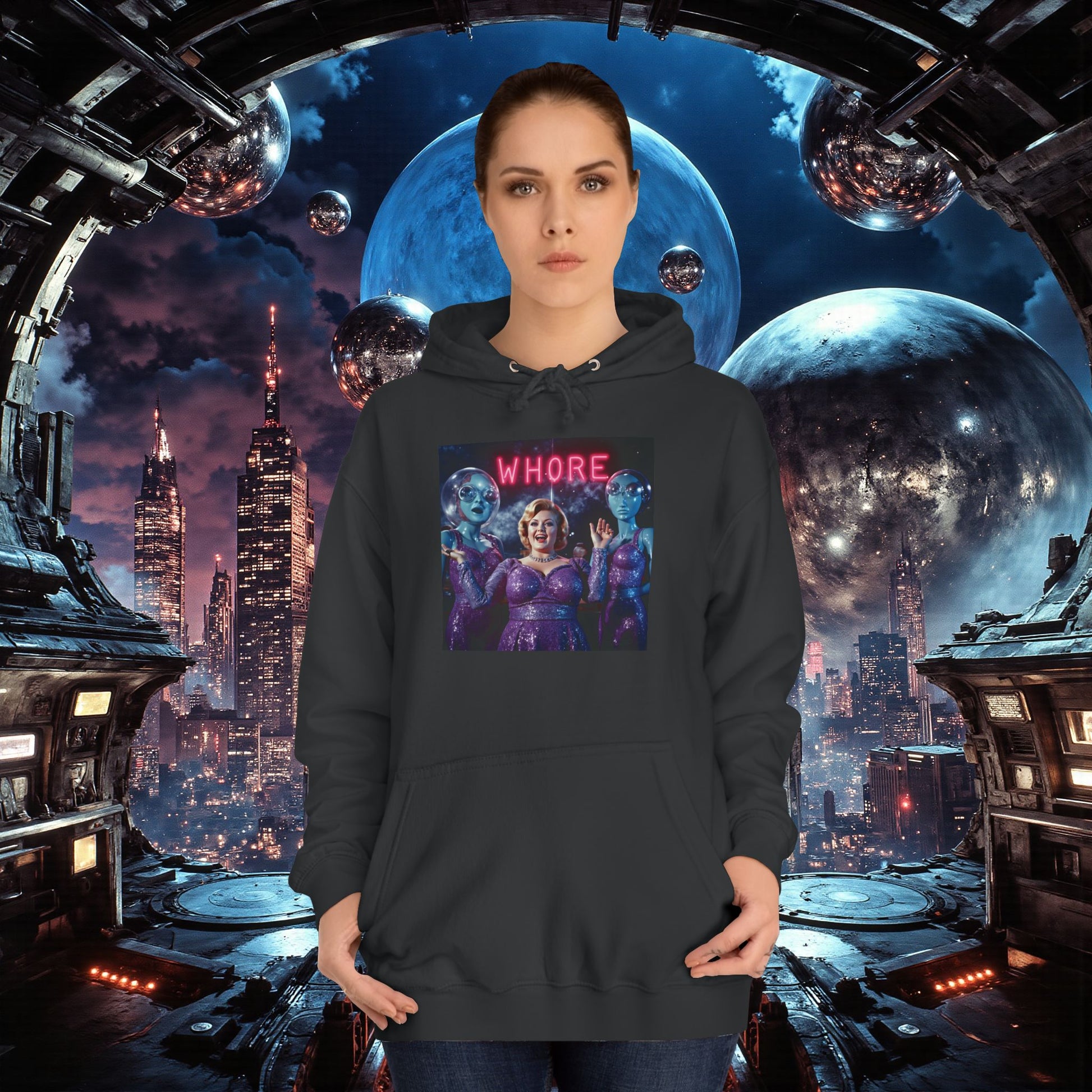 College Hoodie | WHORE