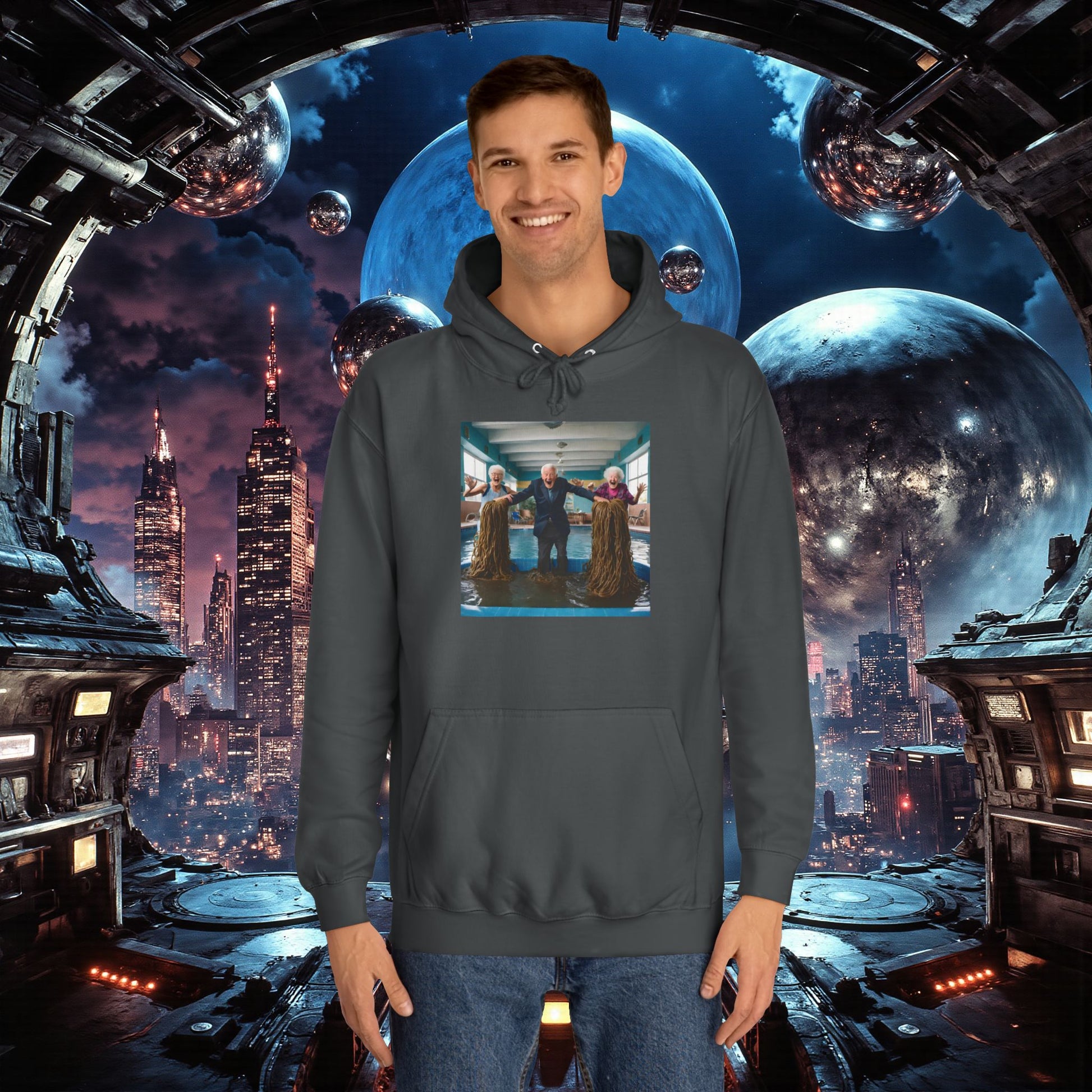 College Hoodie | Grandpa's Worm