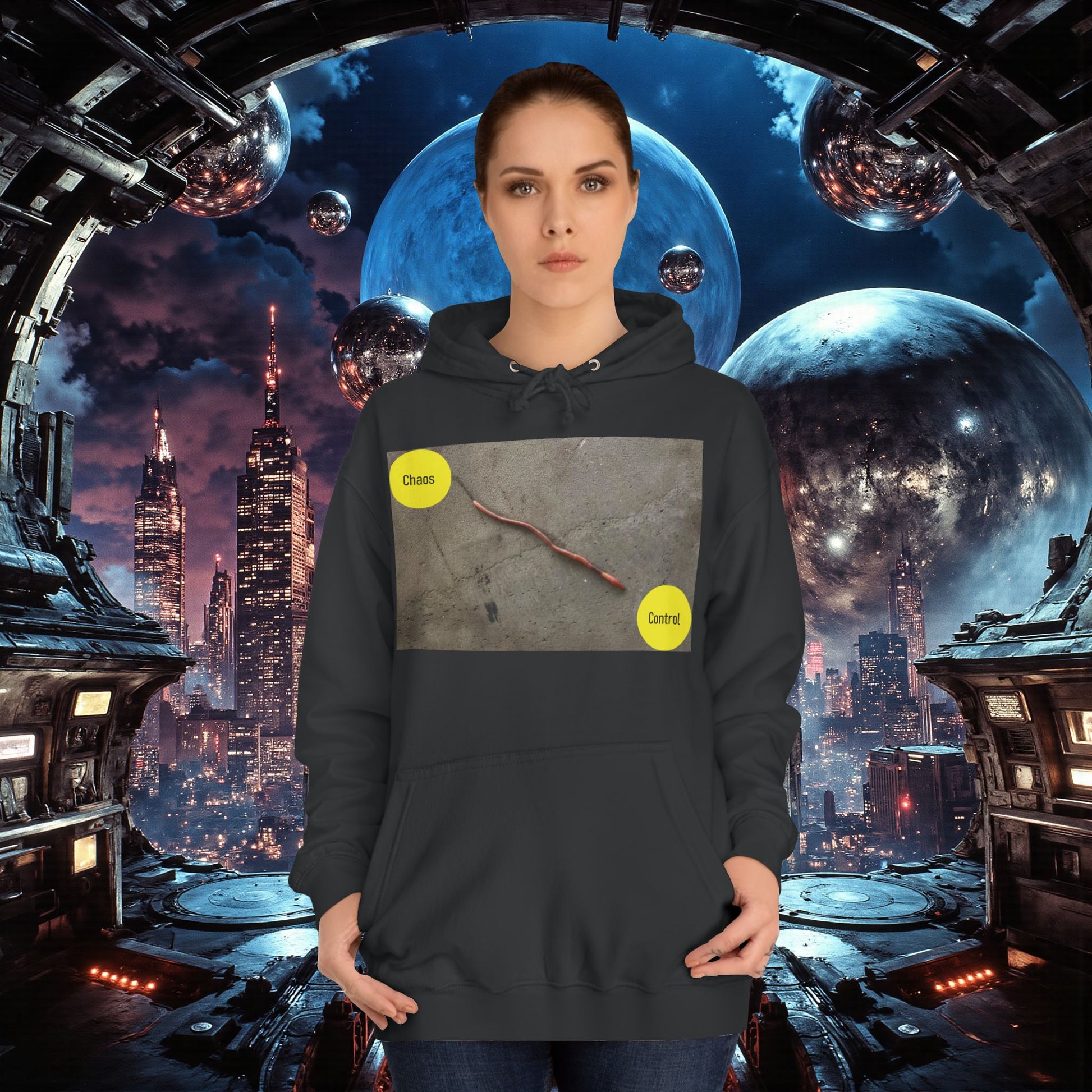 College Hoodie | Control The Chaos Control The Worm