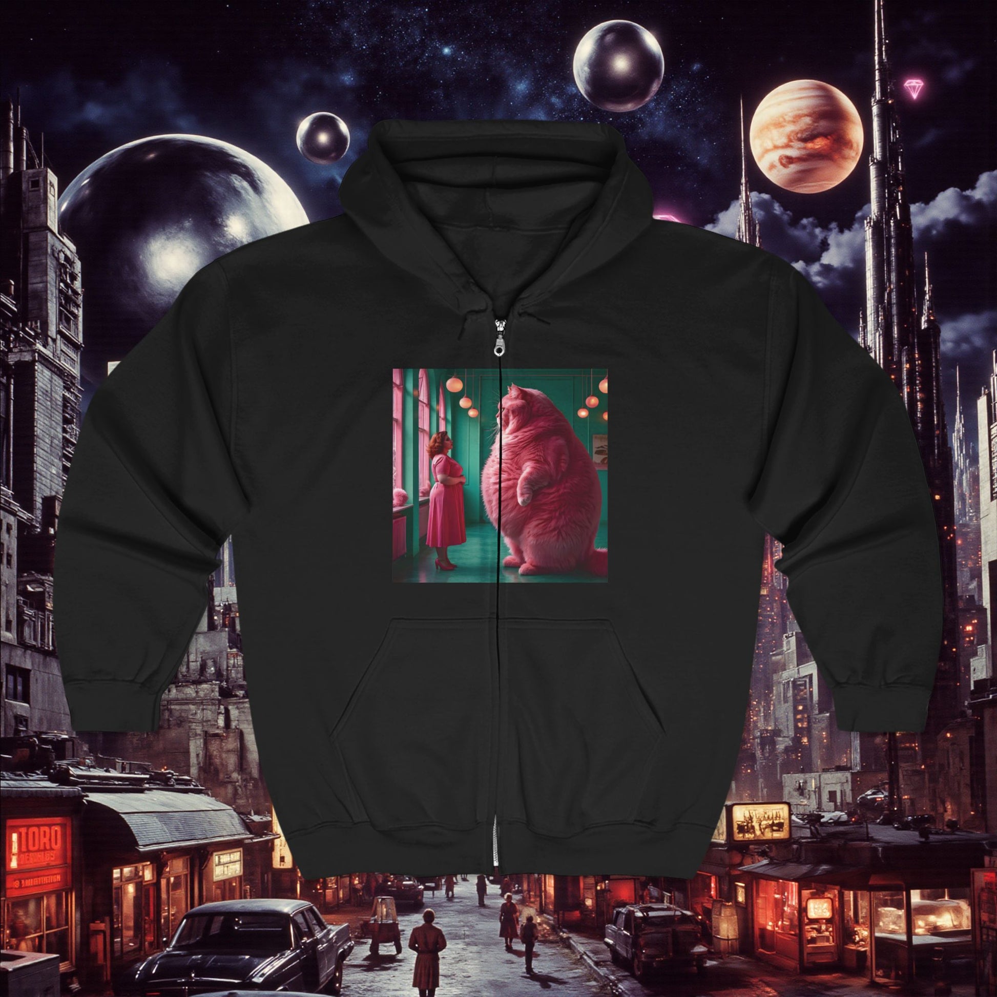 Zip Hoodie | Pink Pussy