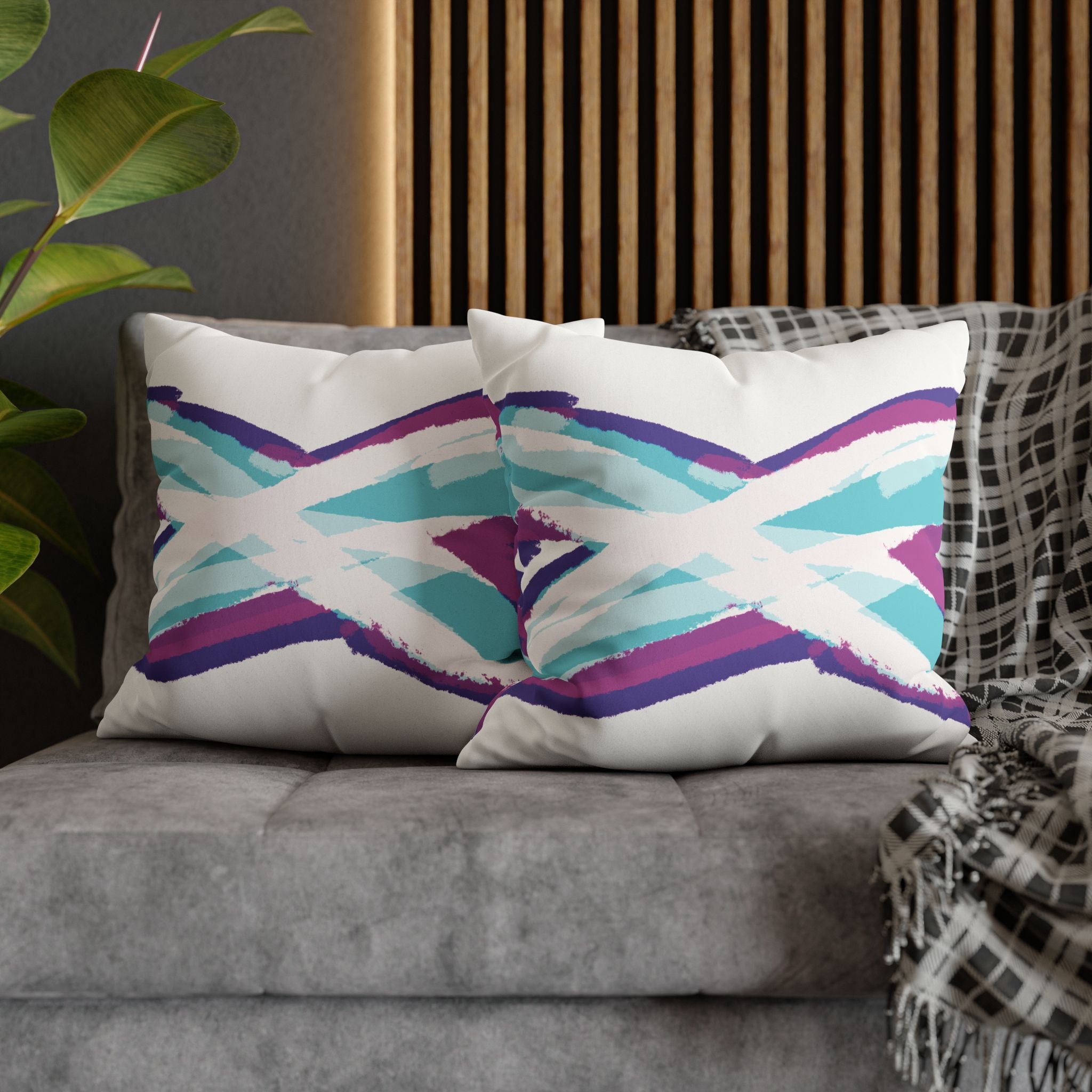 Pillow Case | Faux Suede | X