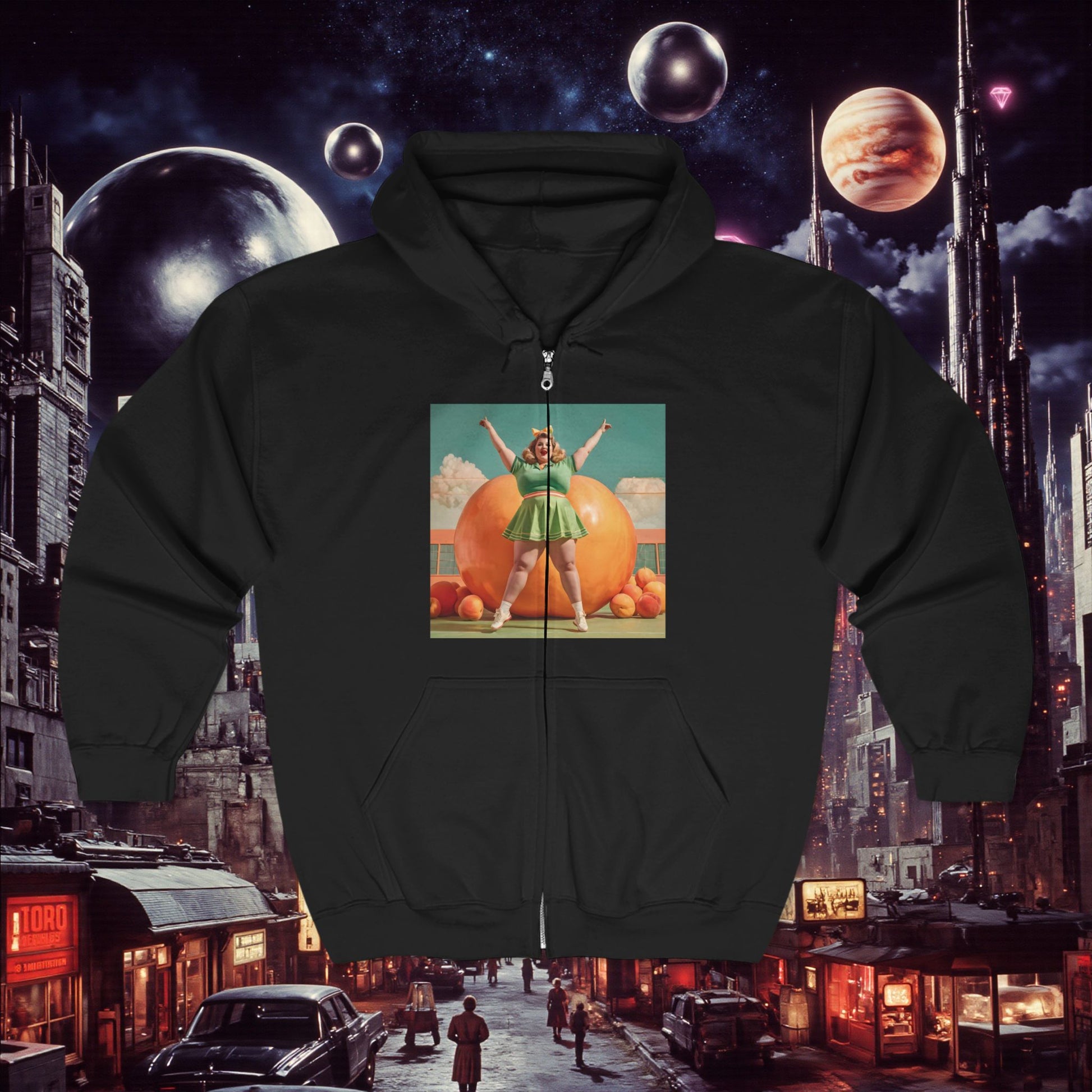 Zip Hoodie | Fat Peaches