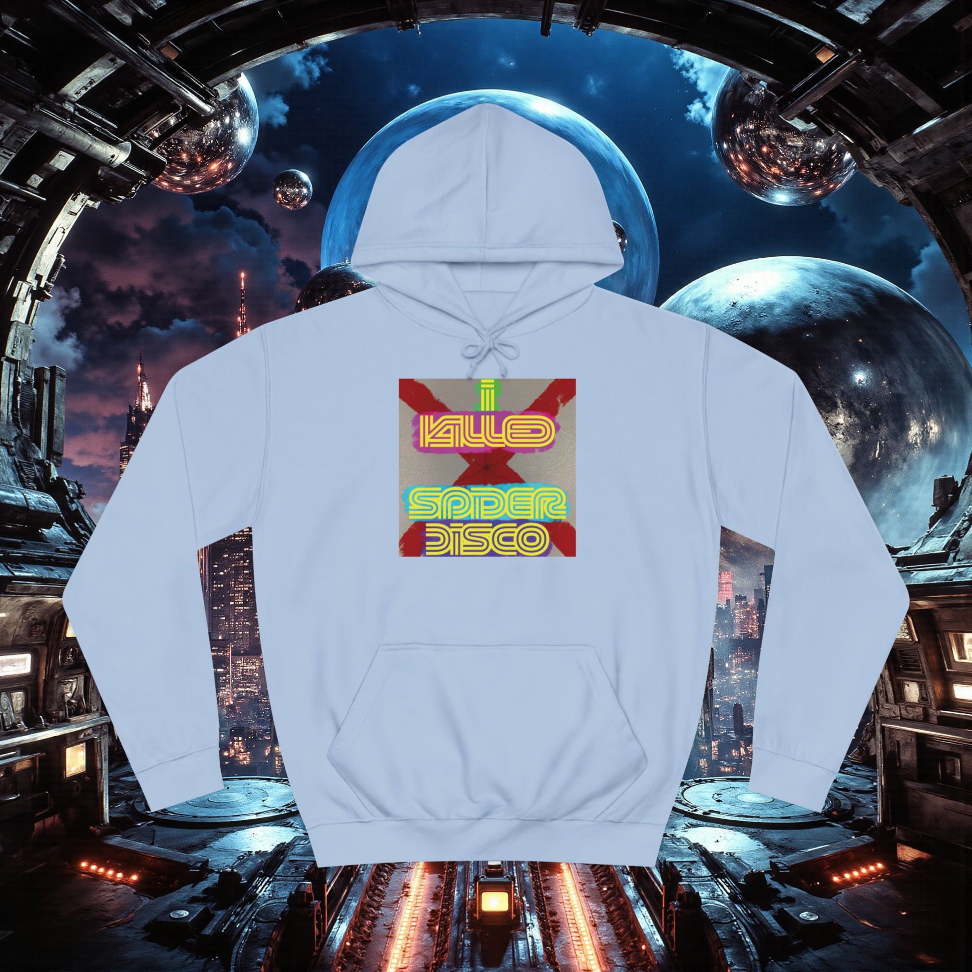 College Hoodie | I Killed Spider Disco
