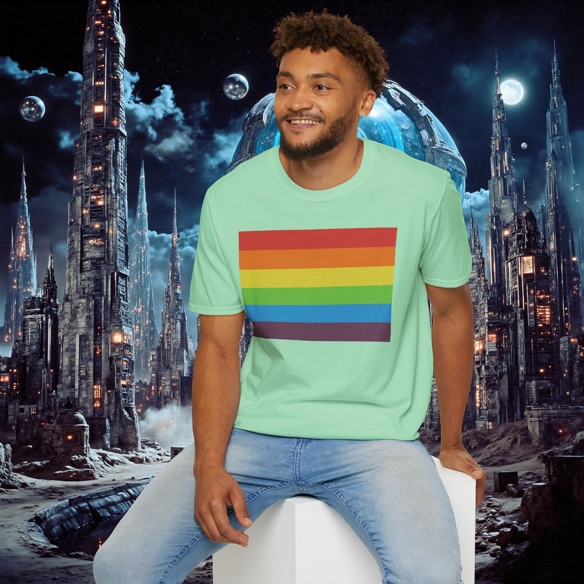 T-Shirt | Vintage Pride Flag