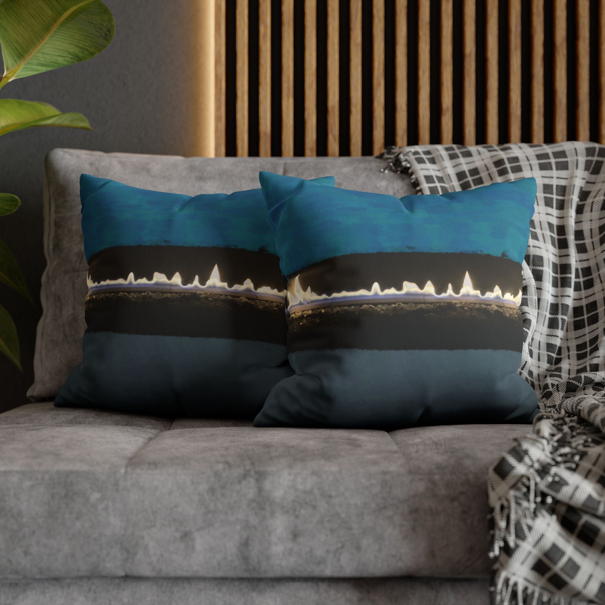 Pillow Case | Faux Suede | Matte Fire
