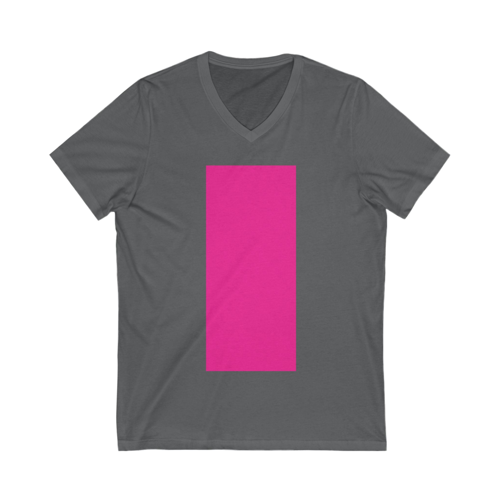 V-Neck T-Shirt | Bright Pink