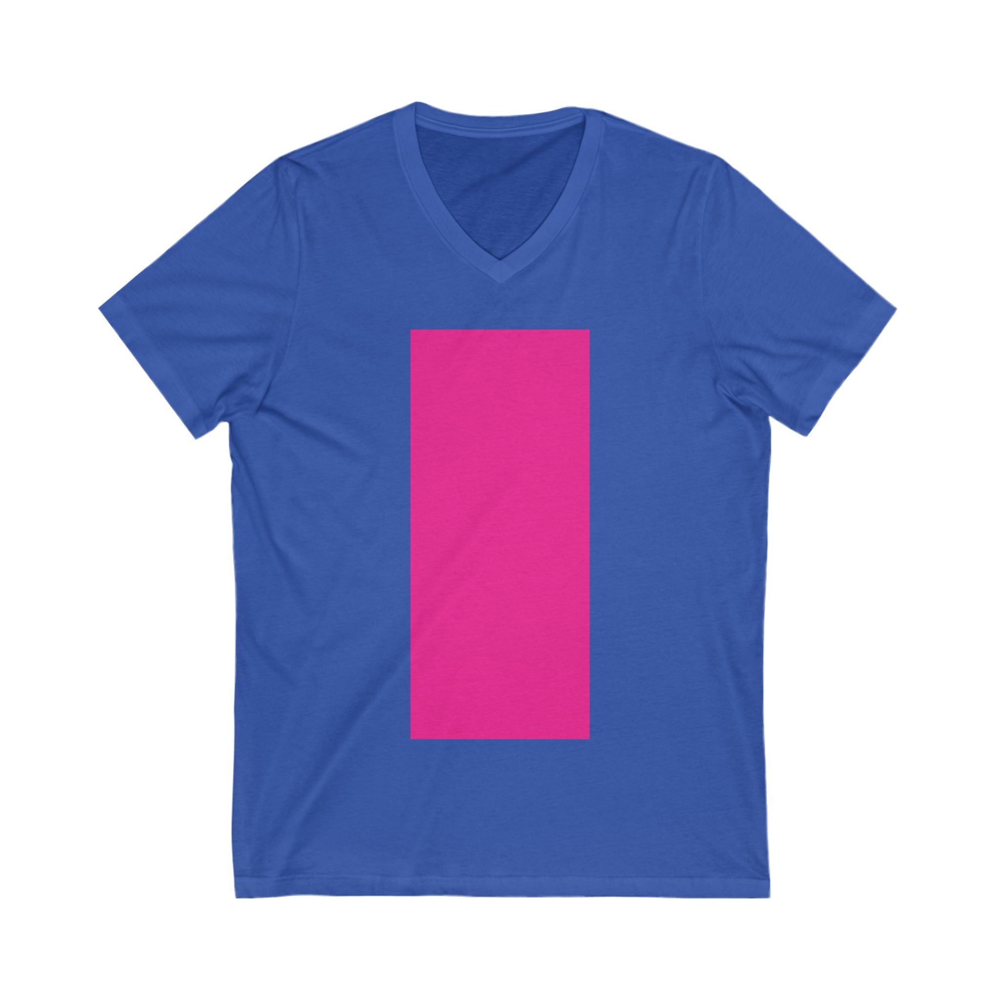 V-Neck T-Shirt | Bright Pink
