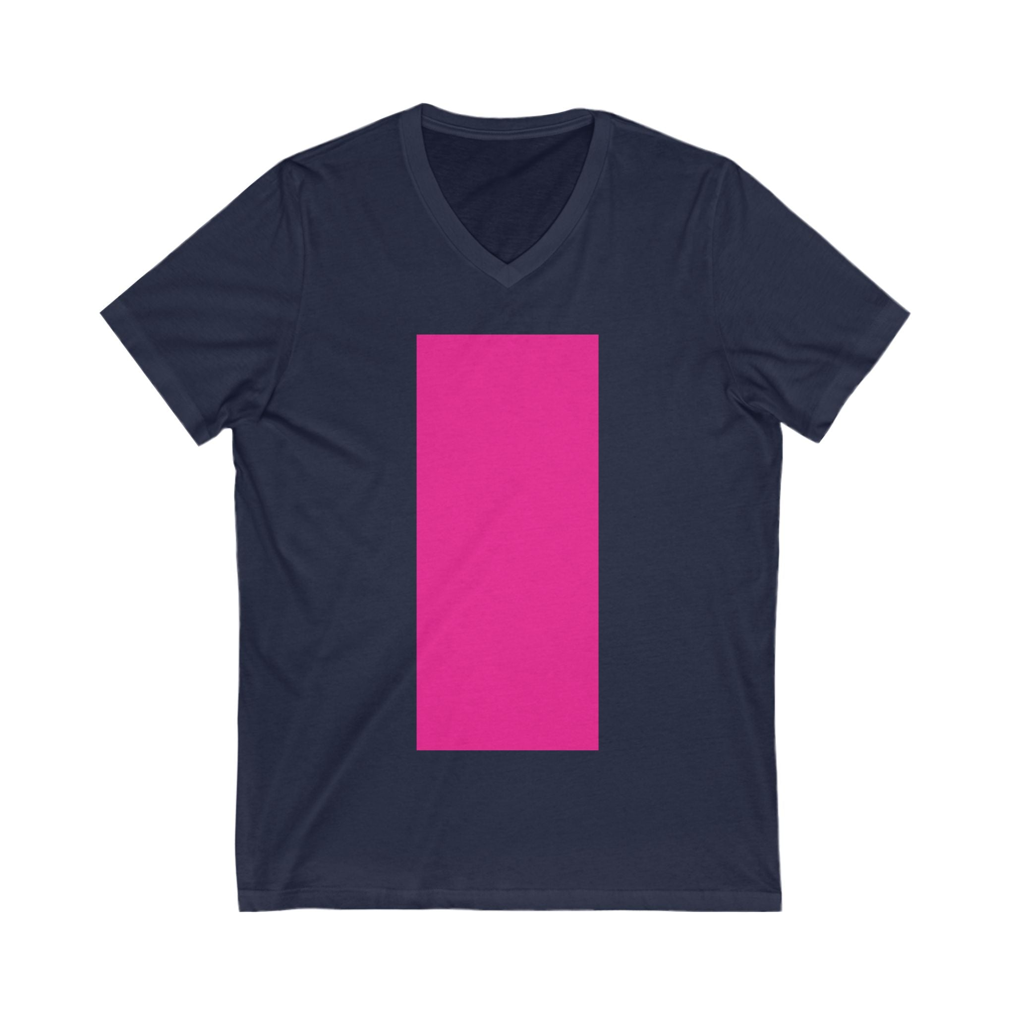 V-Neck T-Shirt | Bright Pink