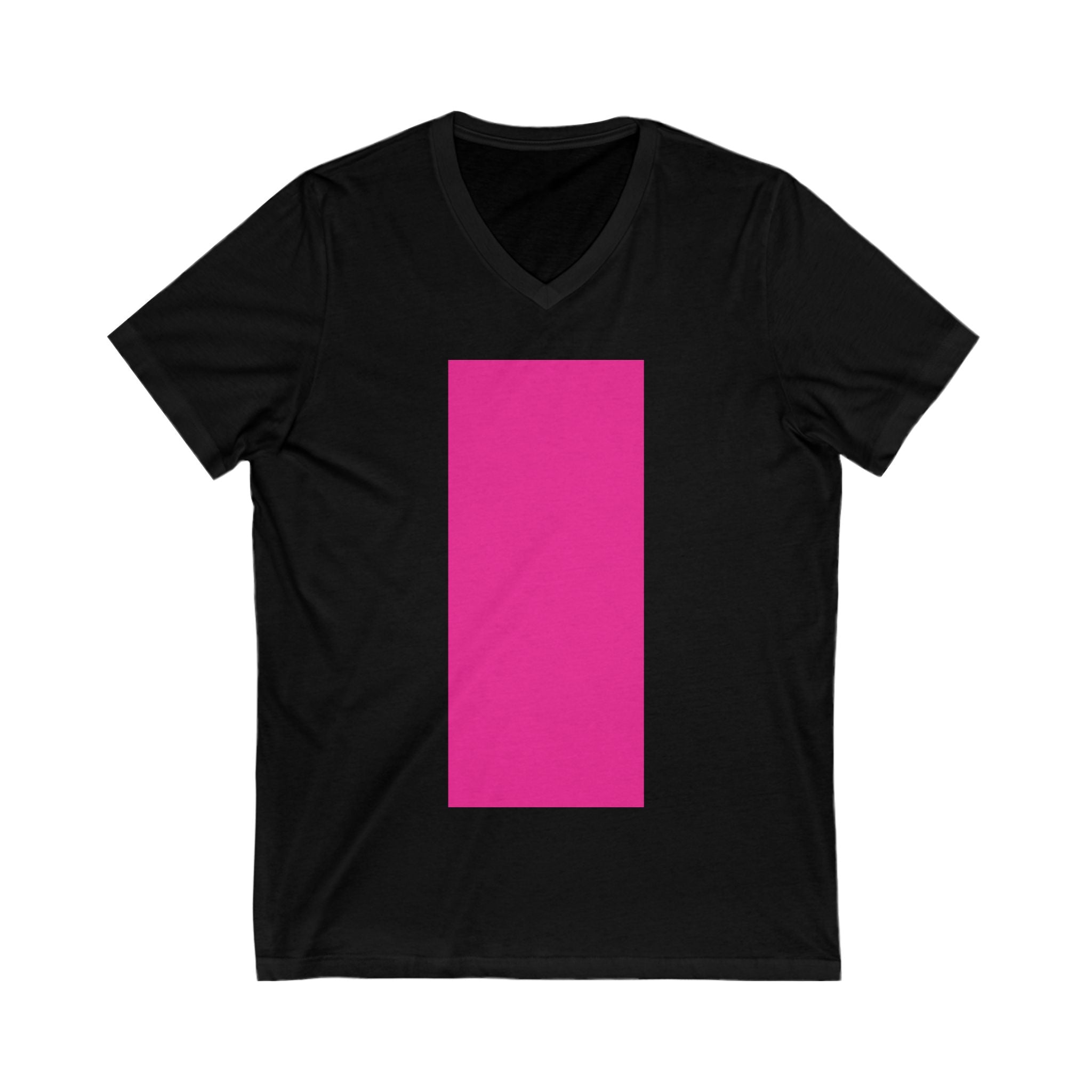 V-Neck T-Shirt | Bright Pink