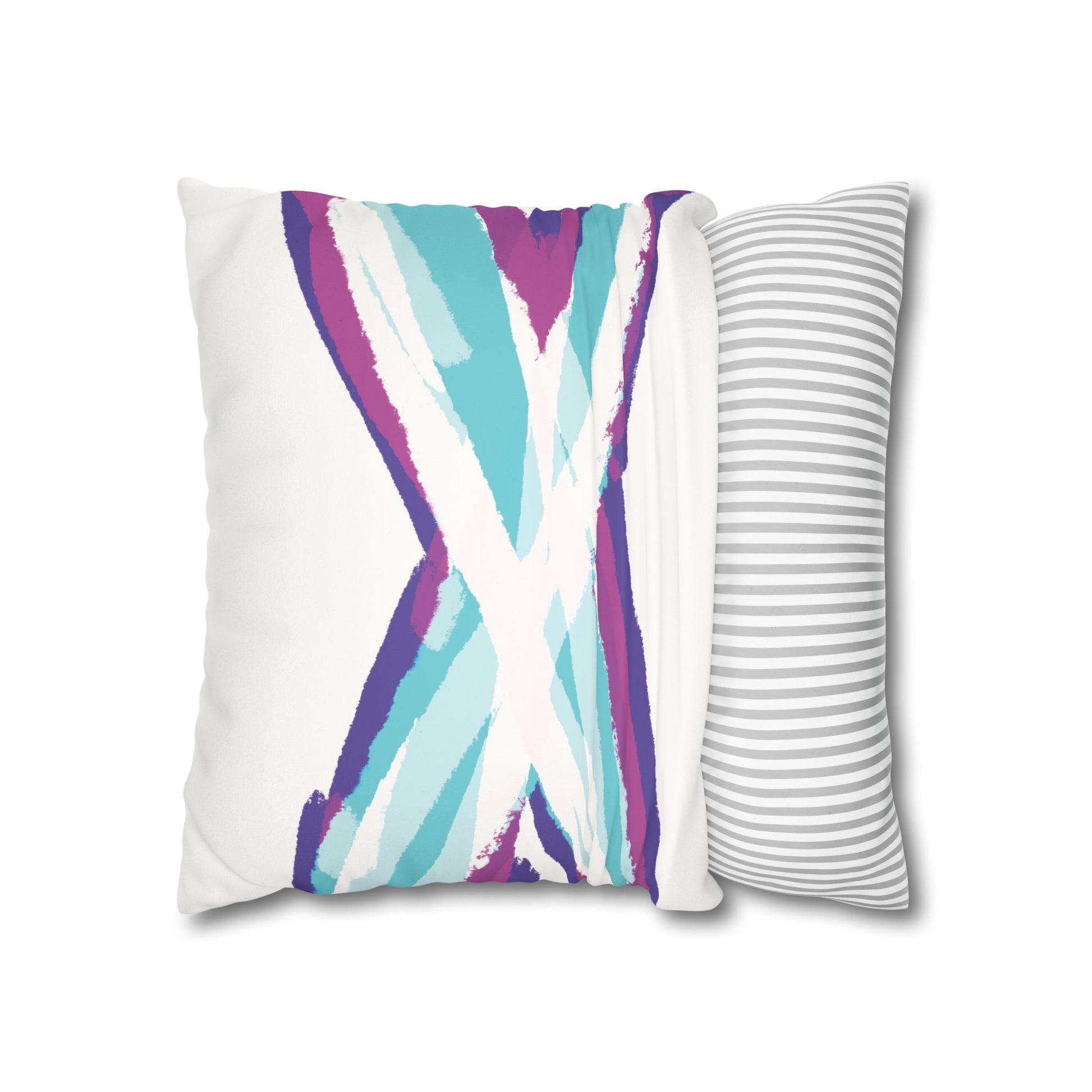 Pillow Case | Faux Suede | X