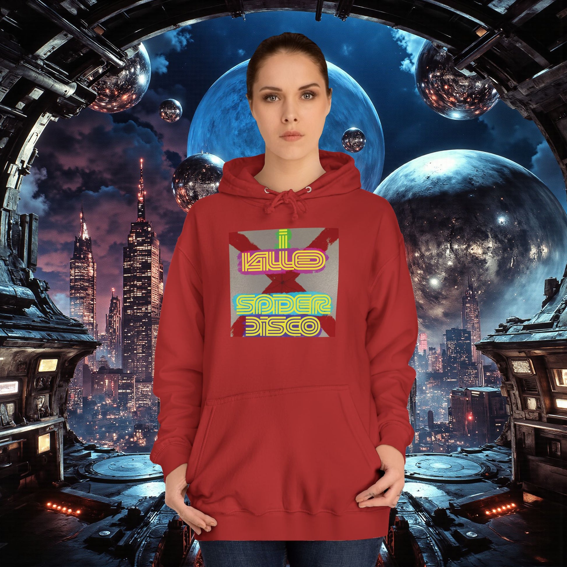 College Hoodie | I Killed Spider Disco