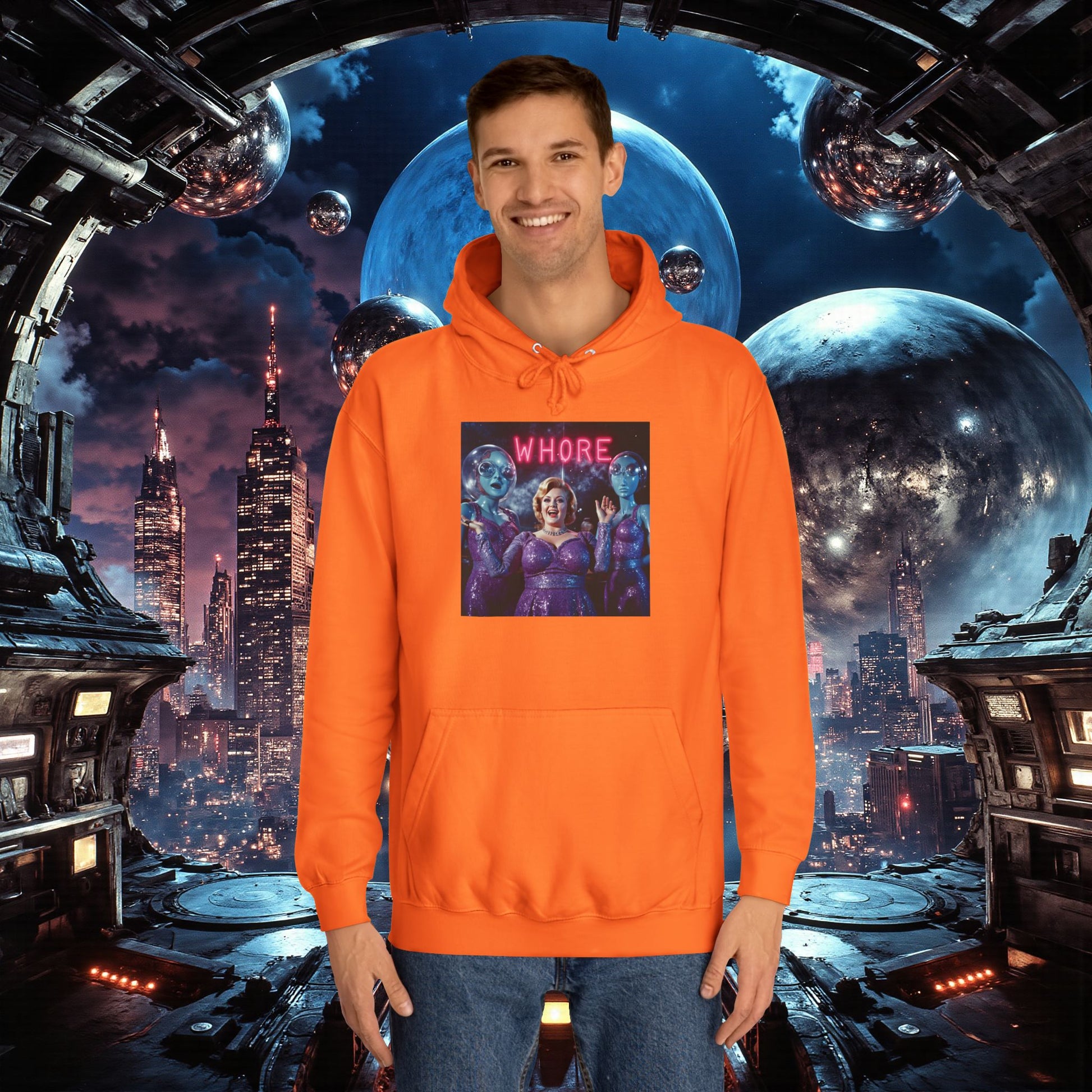 College Hoodie | WHORE