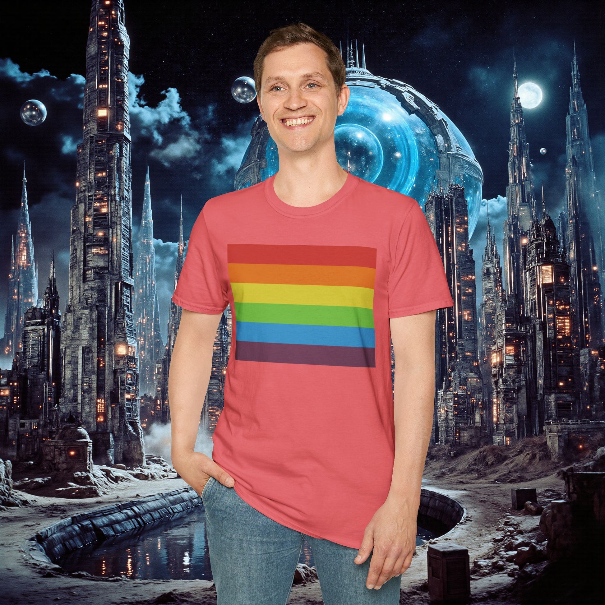 T-Shirt | Vintage Pride Flag