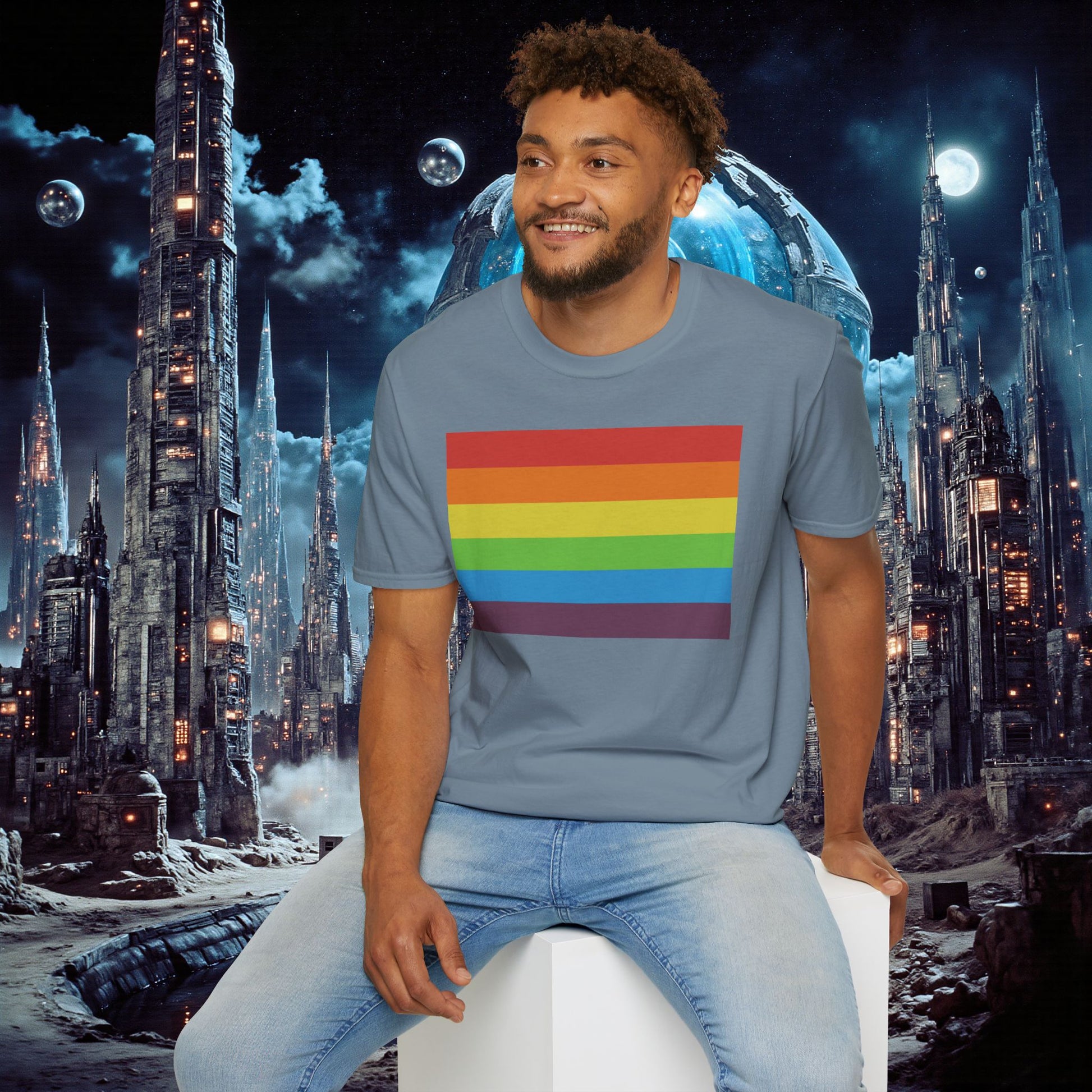 T-Shirt | Vintage Pride Flag
