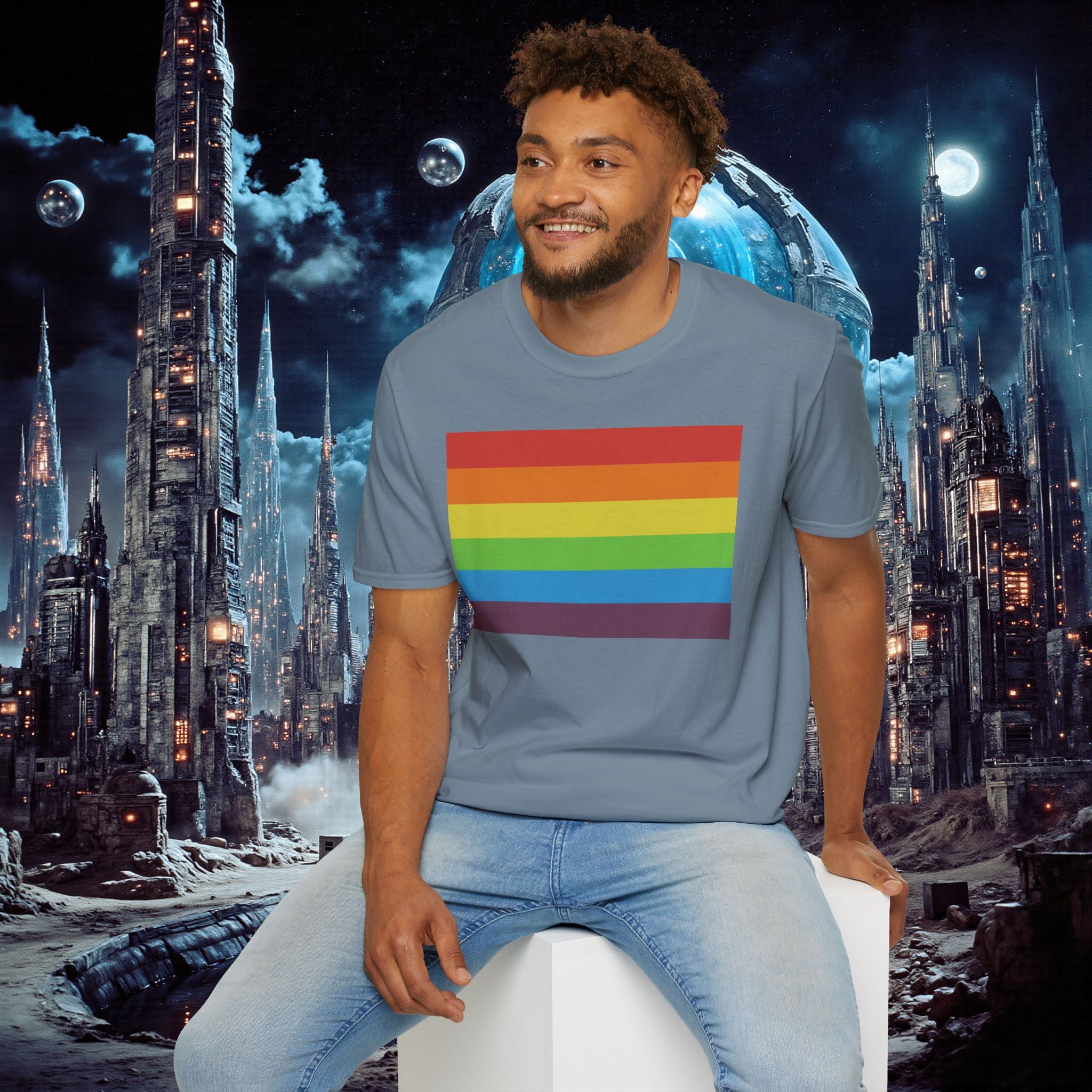 T-Shirt | Vintage Pride Flag