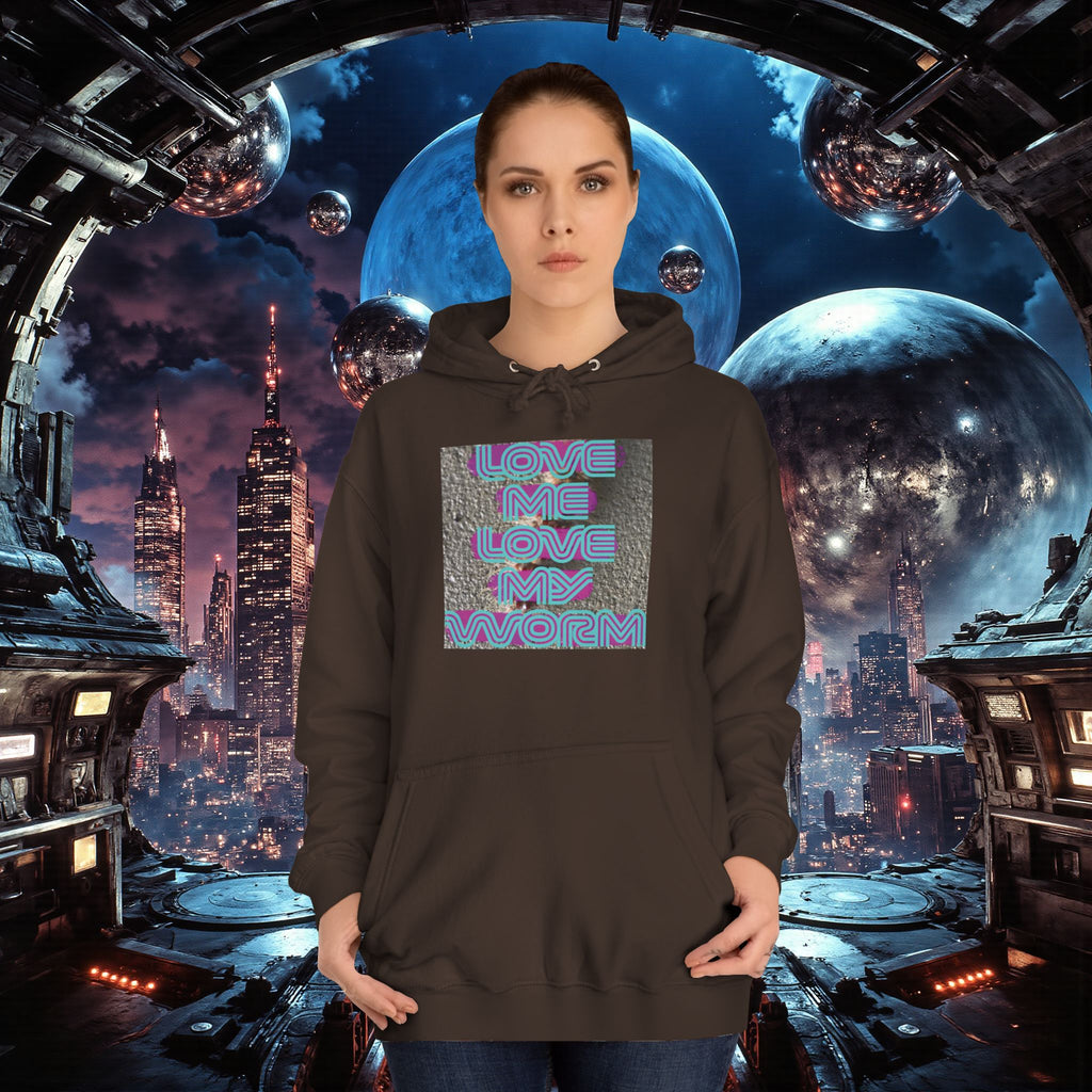 College Hoodie | Love Me Love My Worm (for the devout)