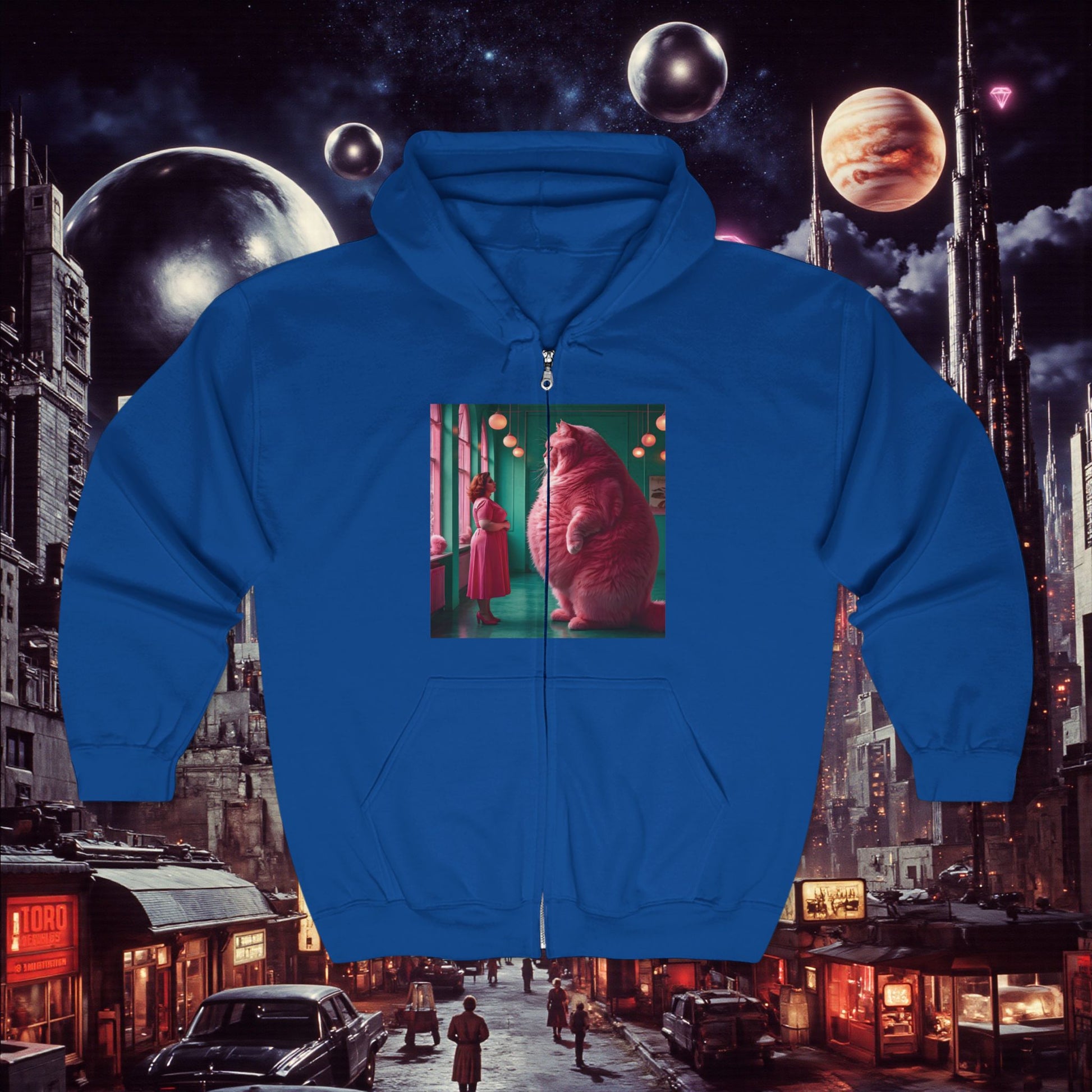 Zip Hoodie | Pink Pussy