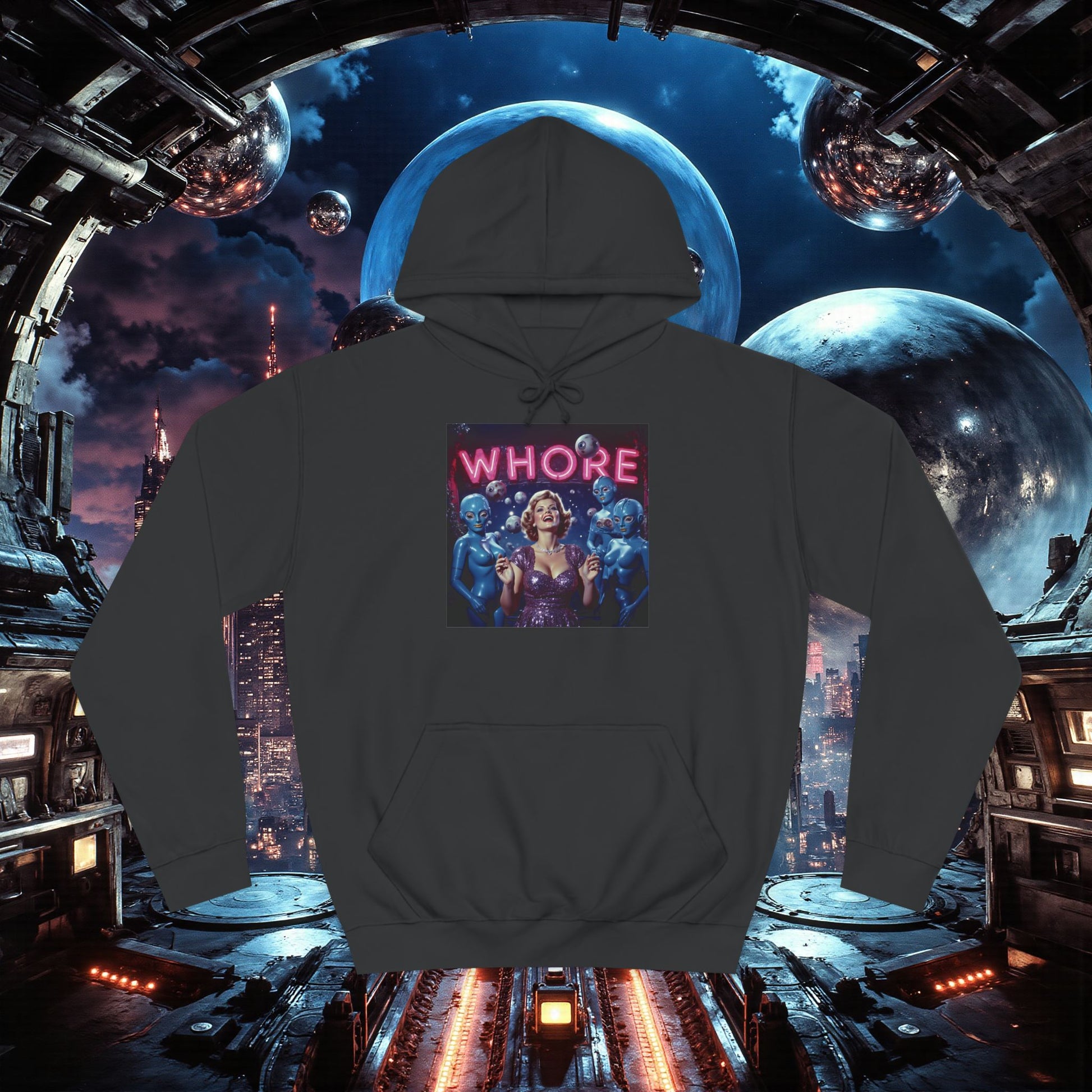 College Hoodie | WHORE
