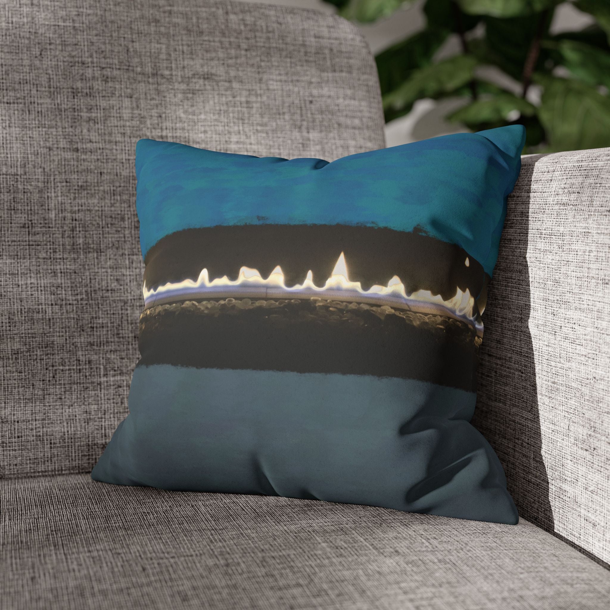 Pillow Case | Faux Suede | Matte Fire