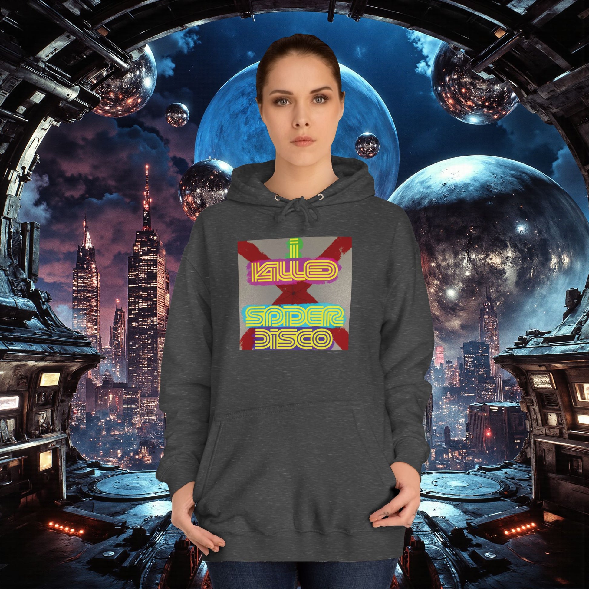 College Hoodie | I Killed Spider Disco