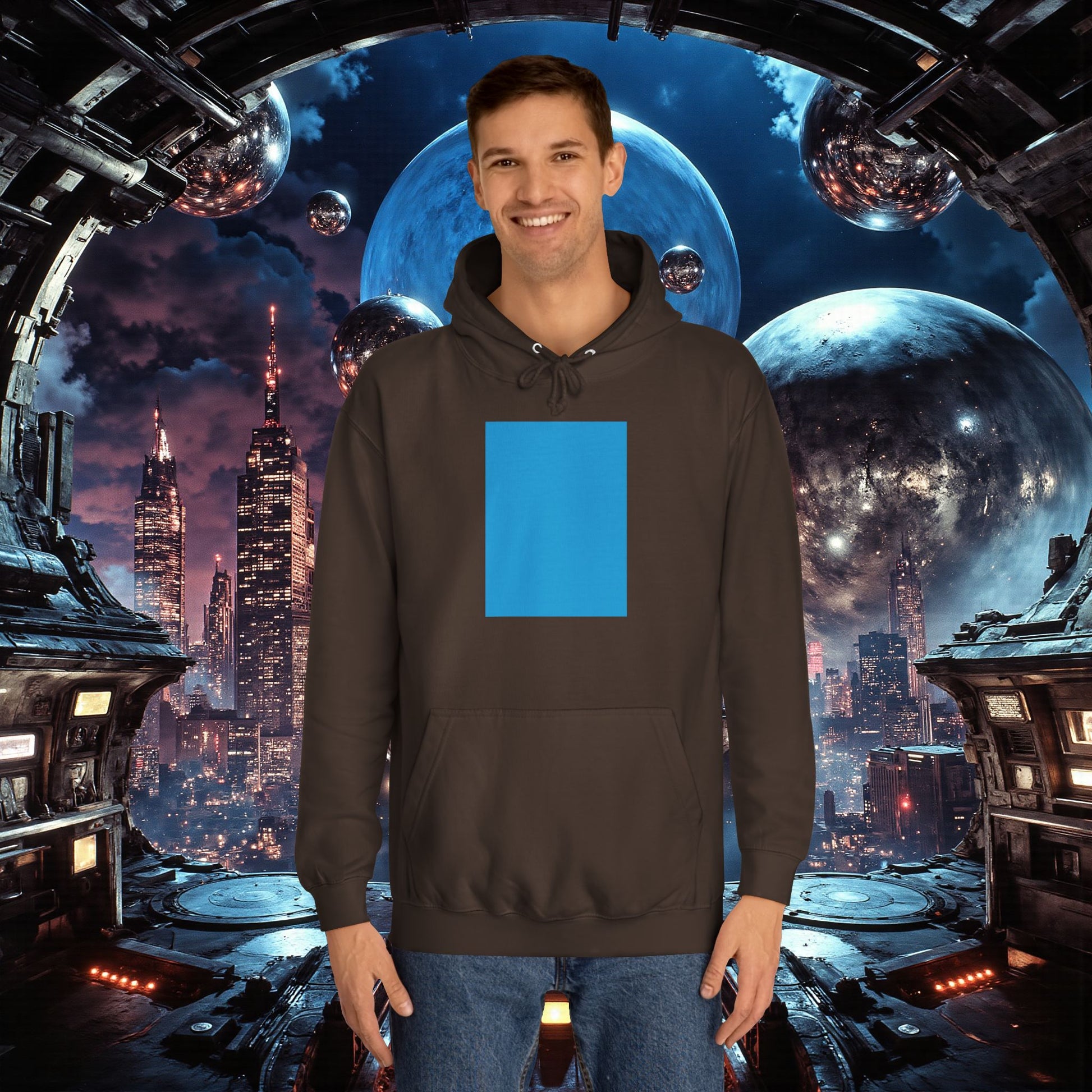 College Hoodie | Bright Blue