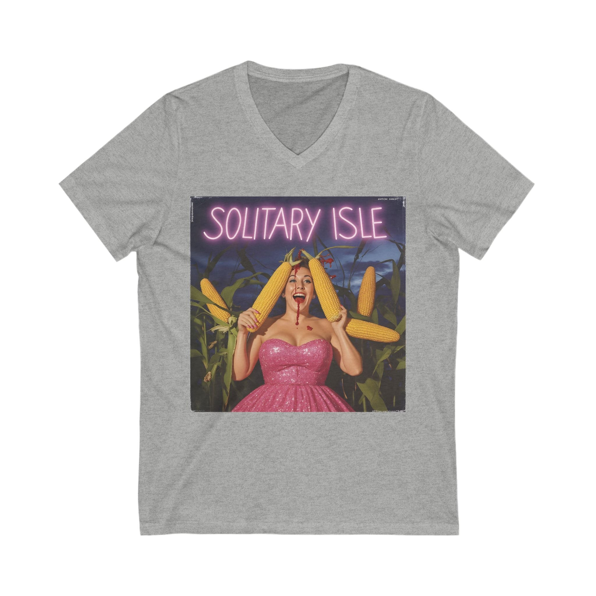 V-Neck T-Shirt | SOLITARY ISLE CORN