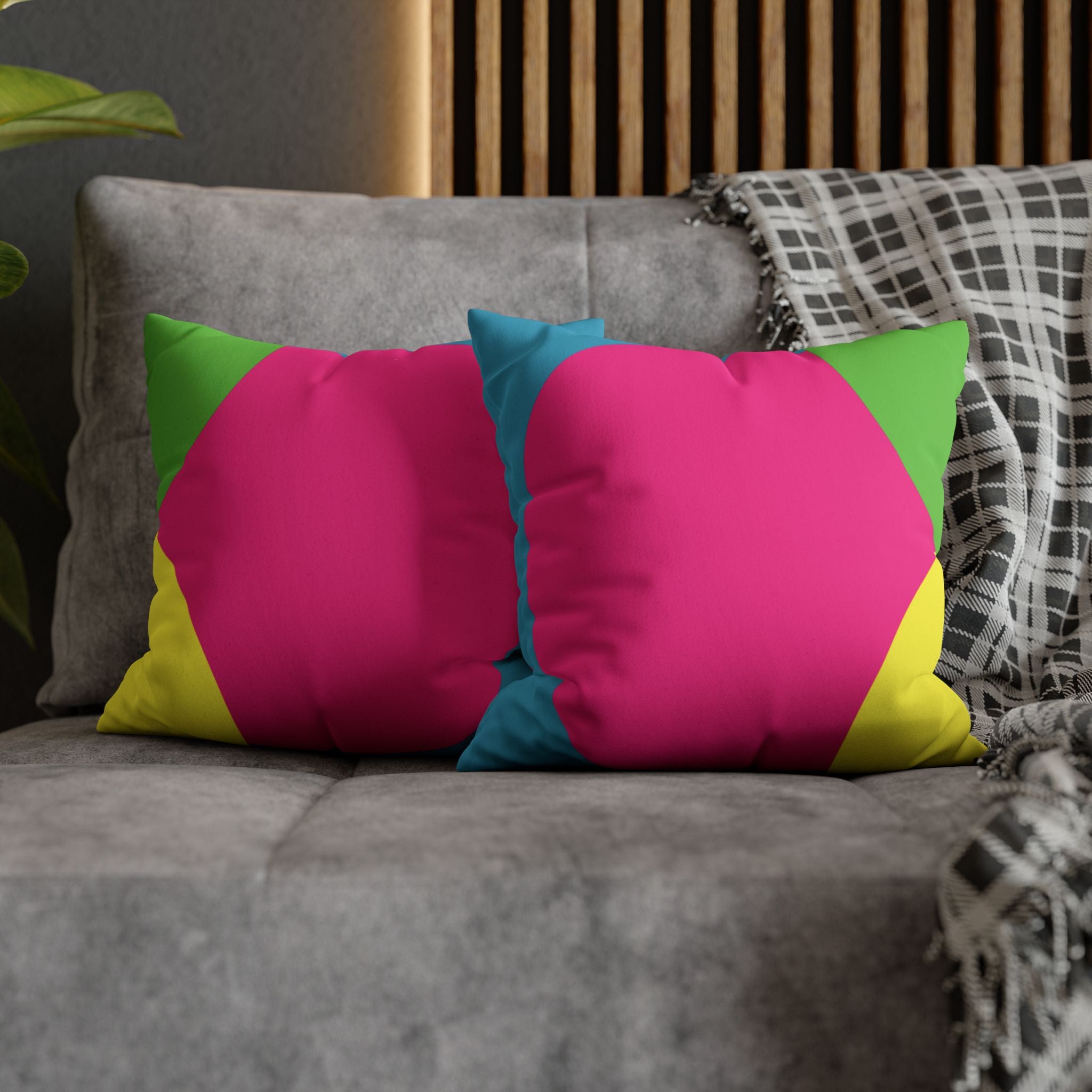 Pillow Case | Faux Suede | Color War