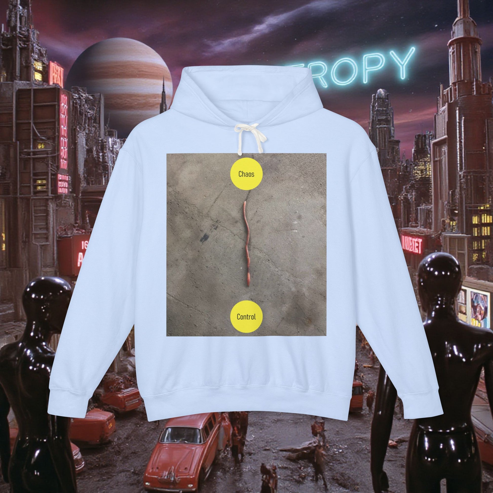 Hoodie Sweatshirt | Control The Chaos Control The Worm