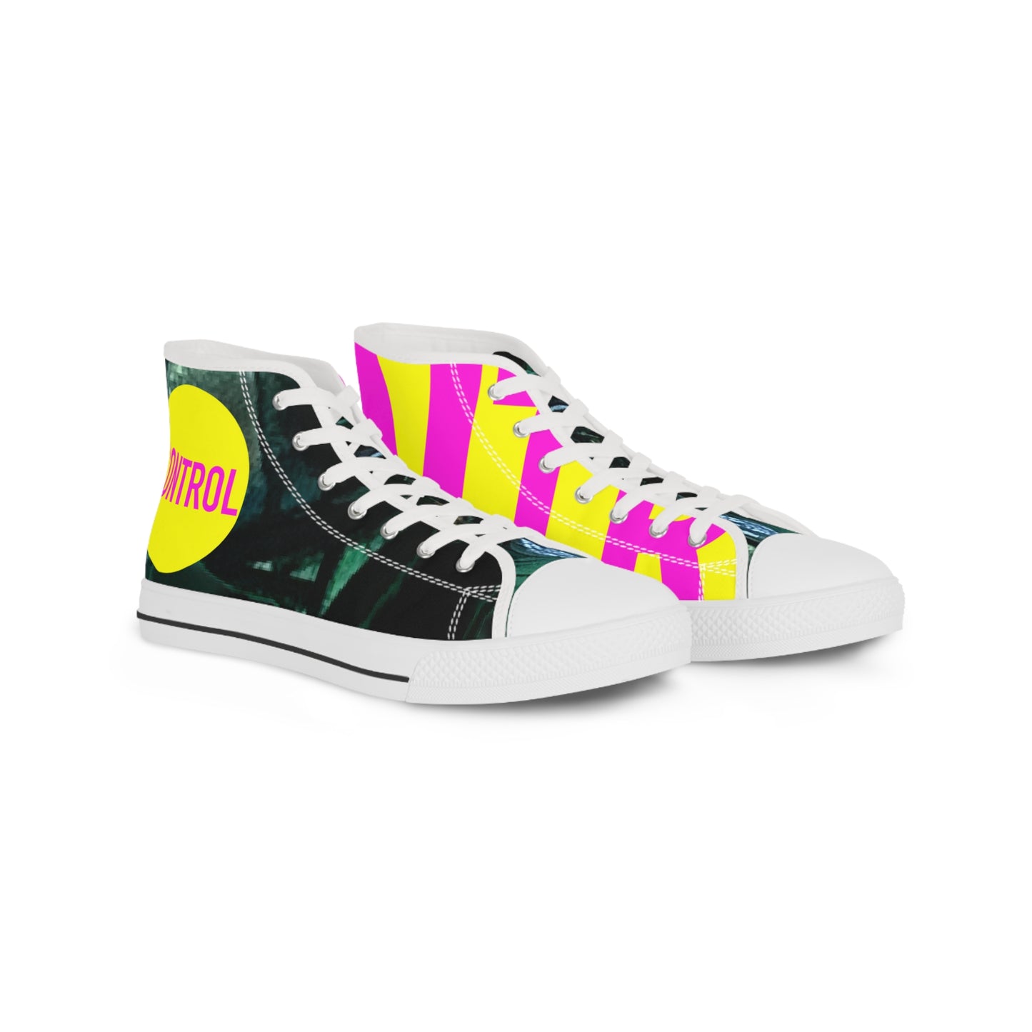 Limited Edition High Top Sneakers - CONTROL - Pink