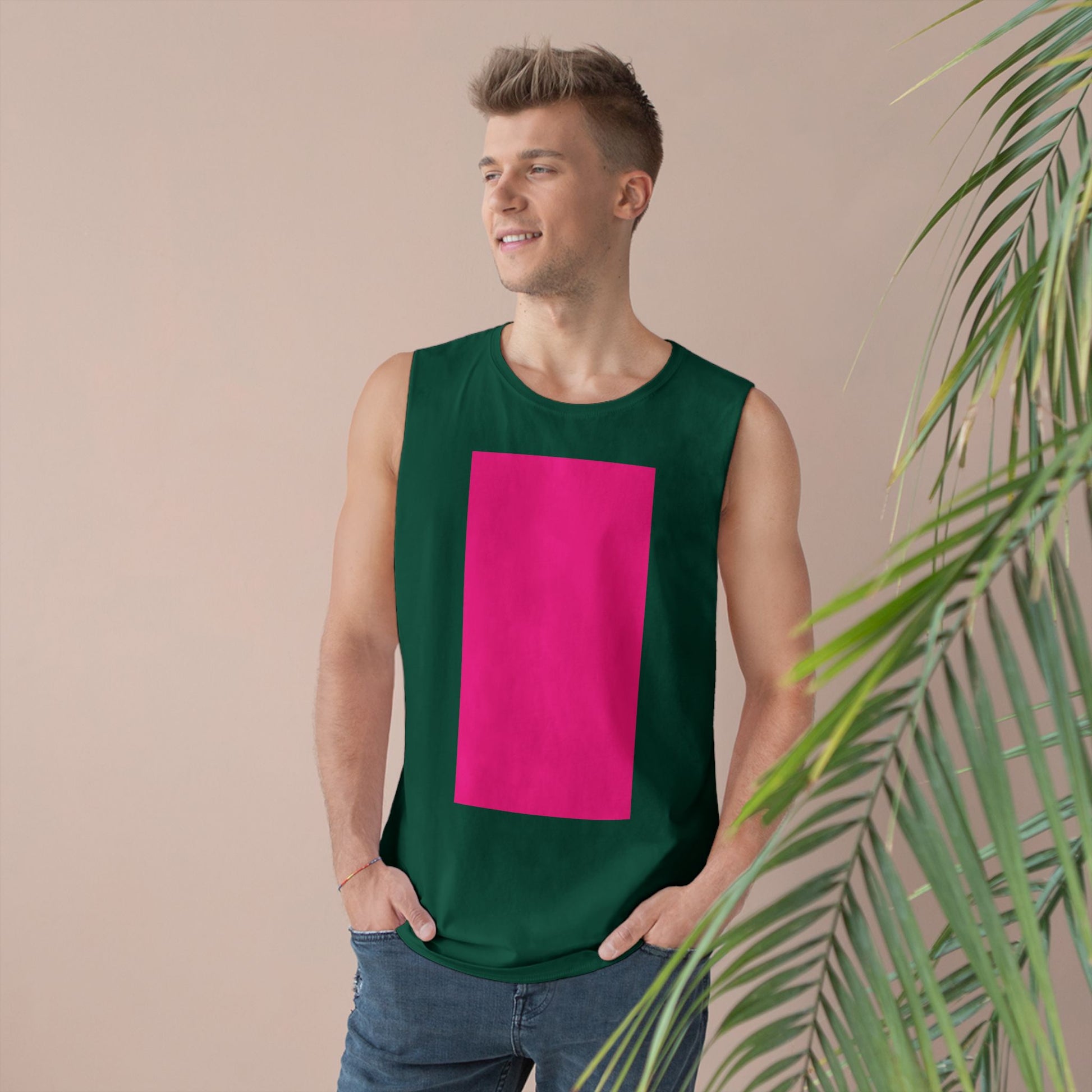 Muscle Tank | Bright Pink
