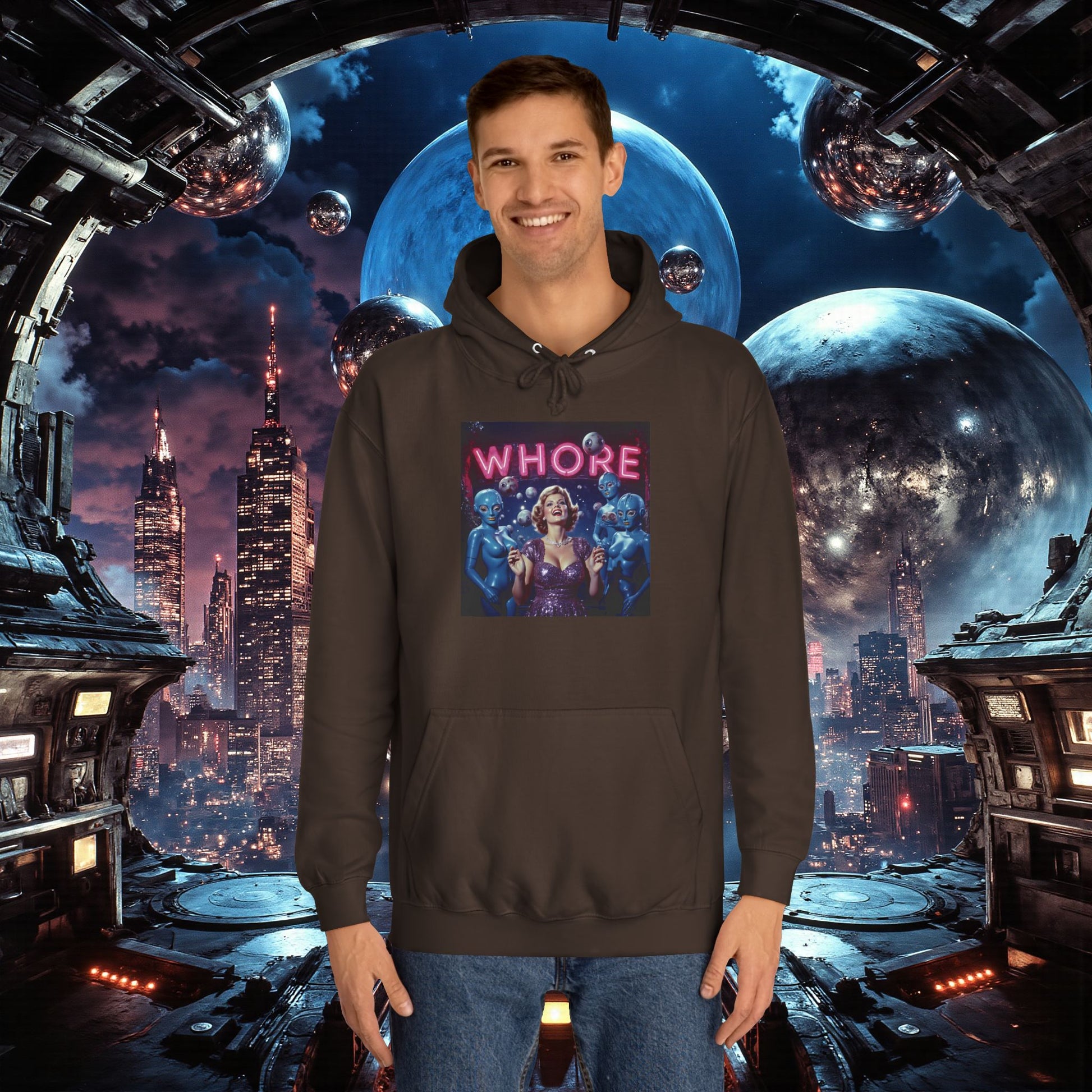College Hoodie | WHORE