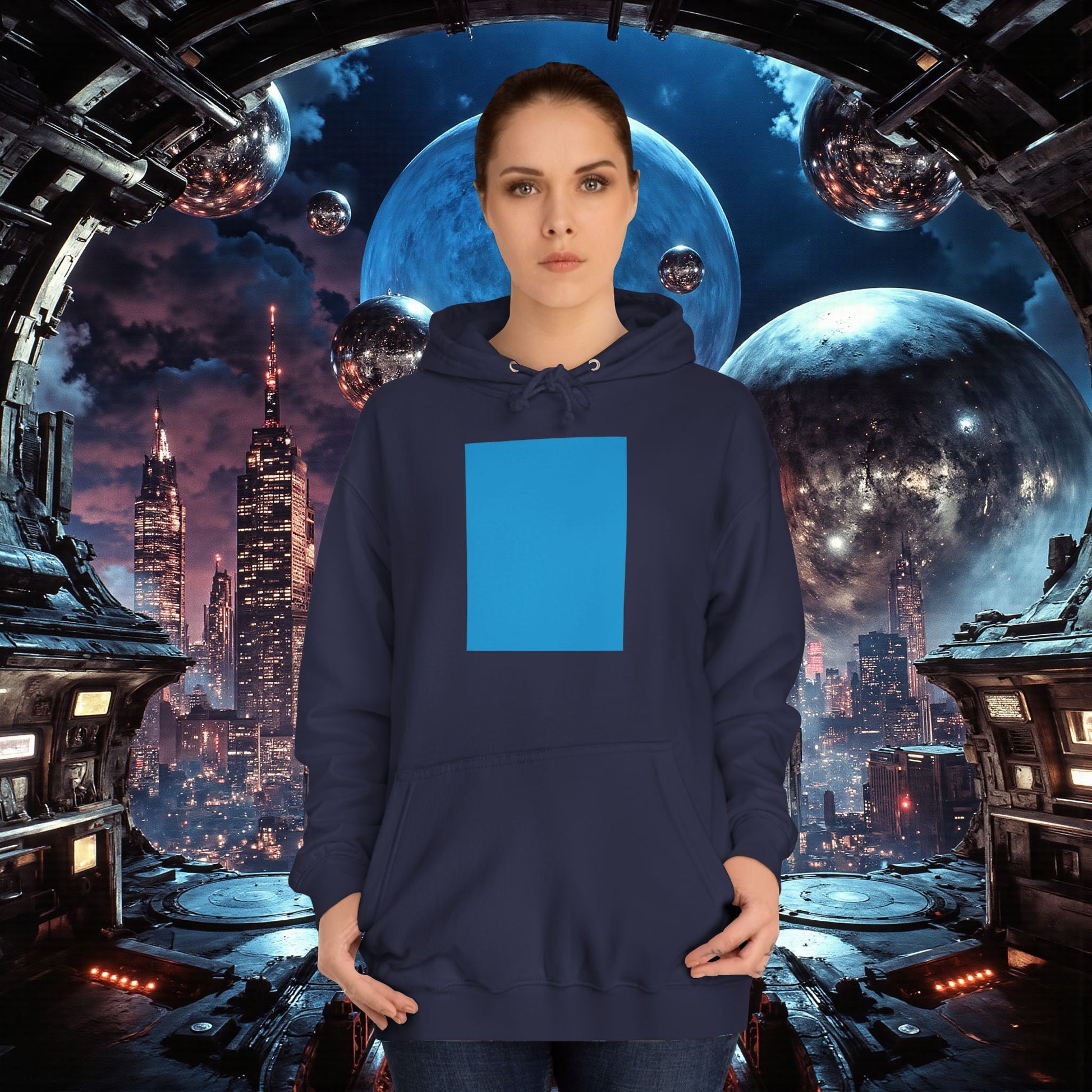College Hoodie | Bright Blue