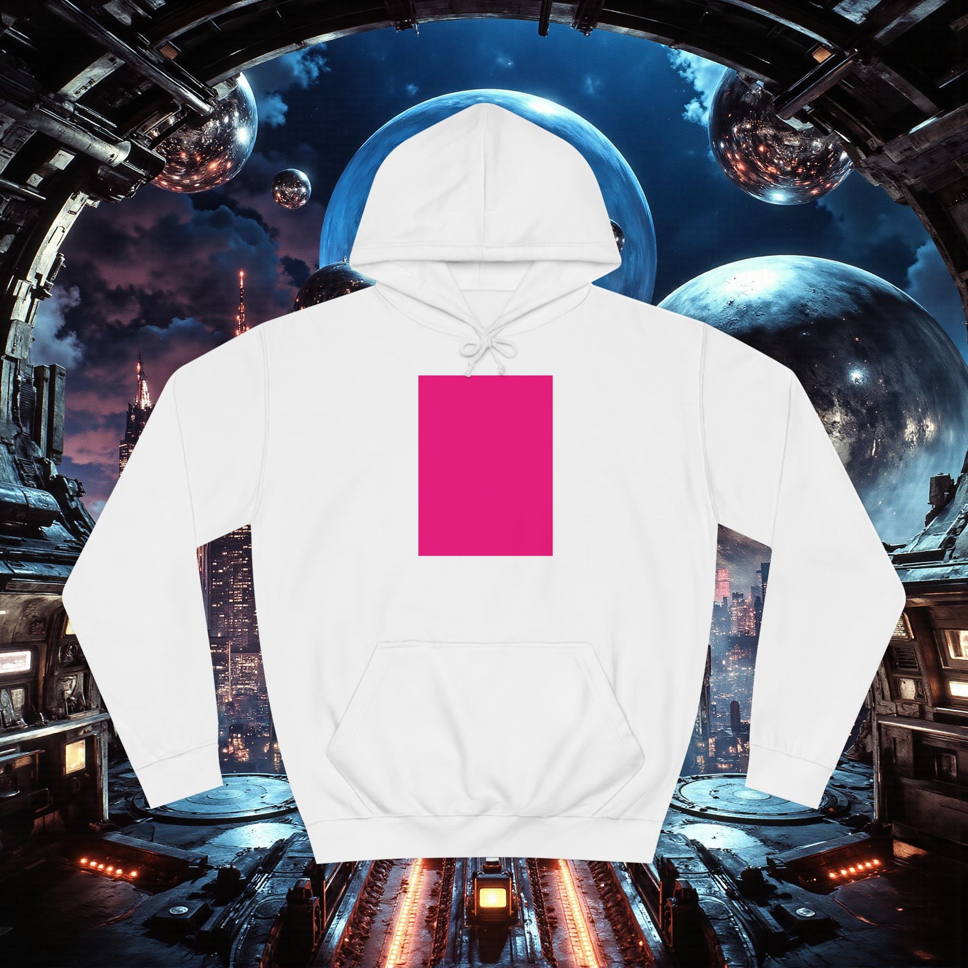 College Hoodie | Bright Pink