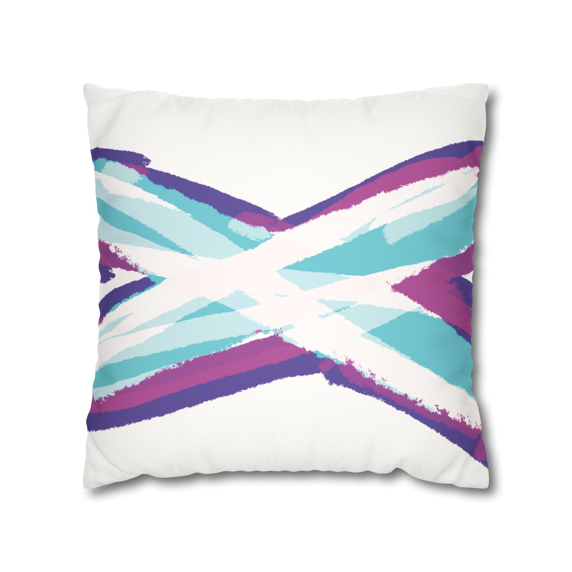 Pillow Case | Faux Suede | X