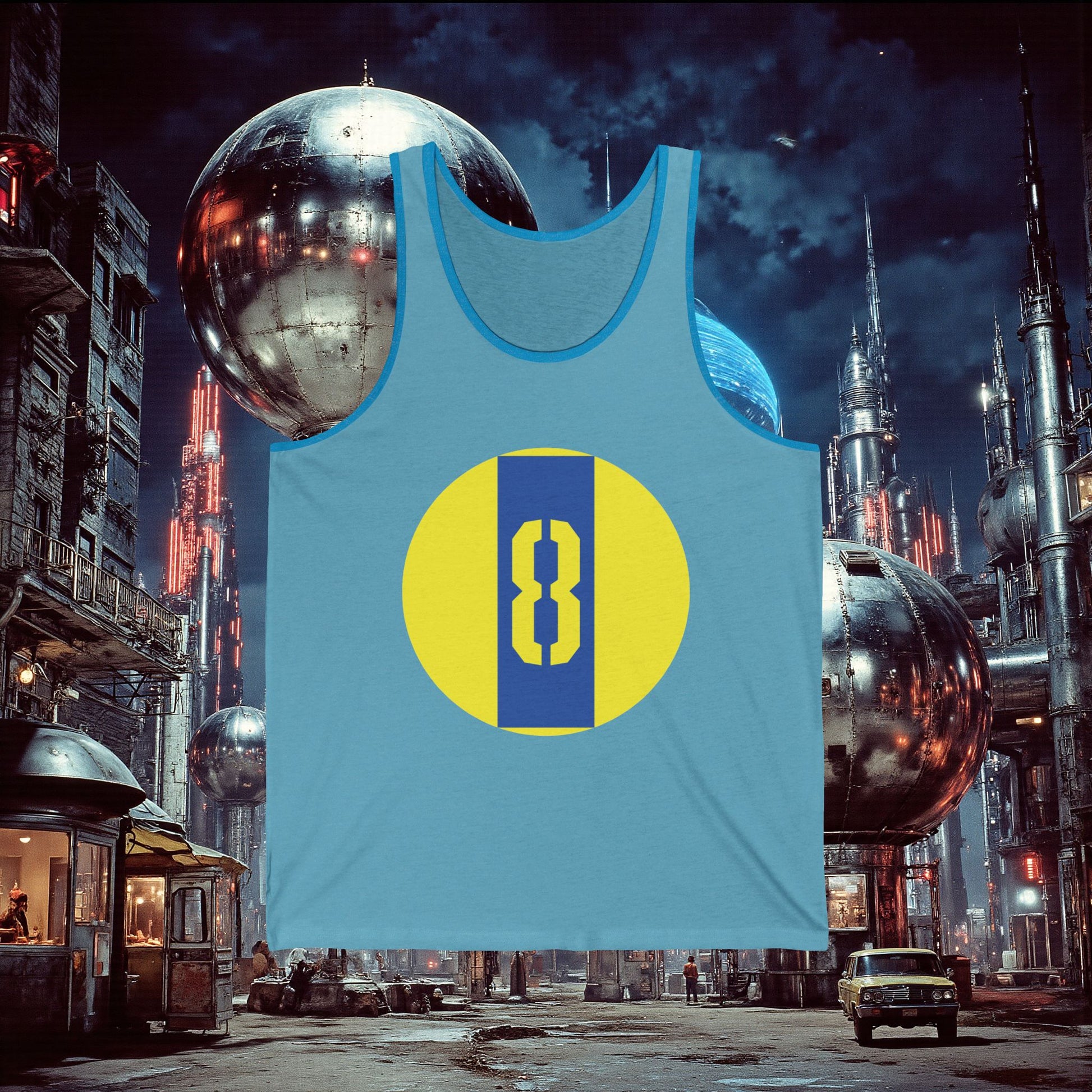 Jersey Tank | 8 | Blue