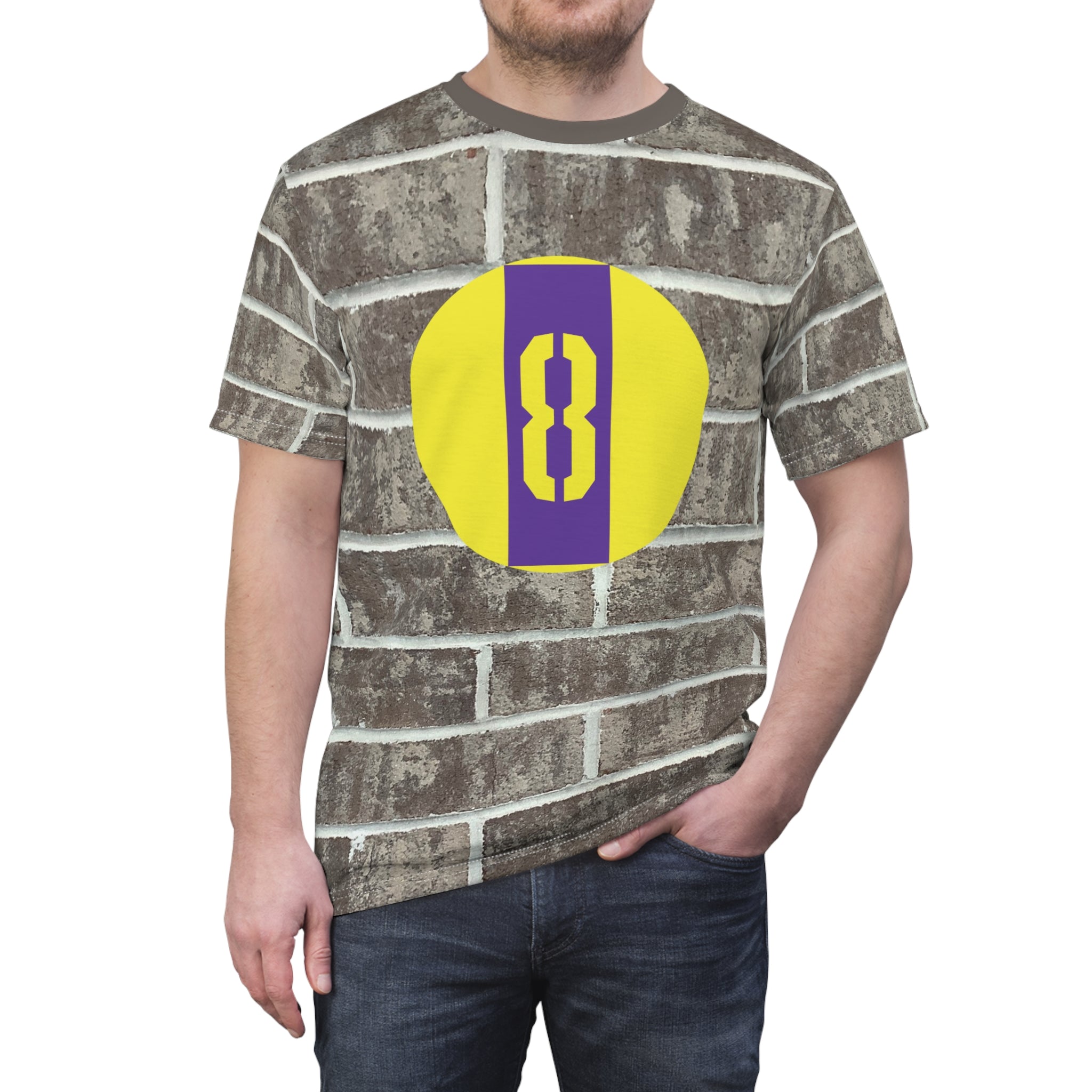 AOP Shirt | Brick Road 8 | Purple
