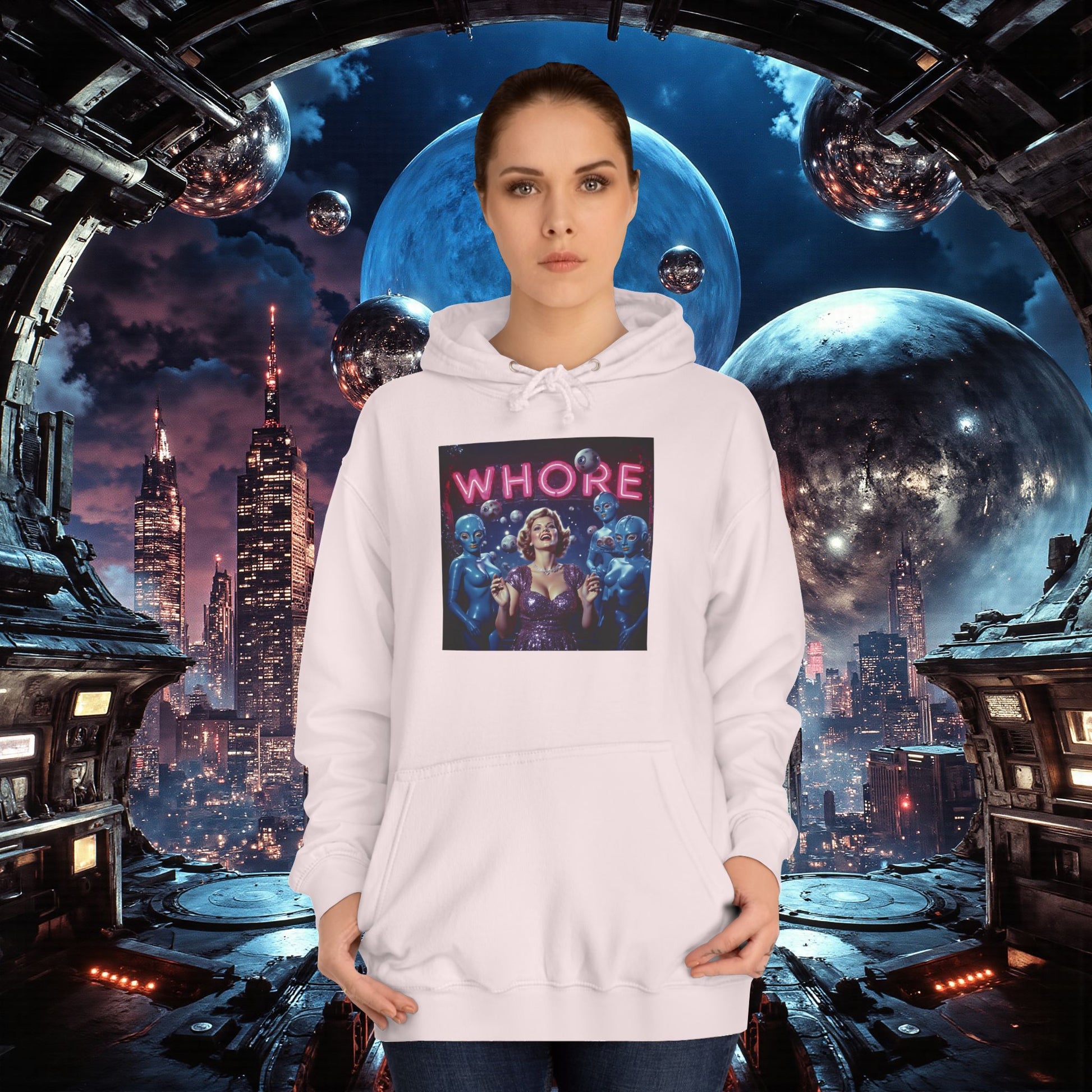 College Hoodie | WHORE