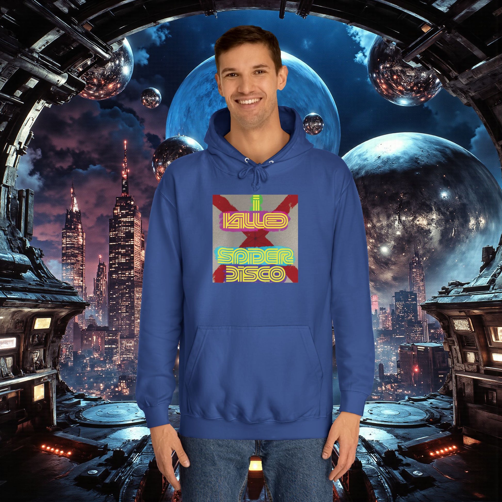 College Hoodie | I Killed Spider Disco